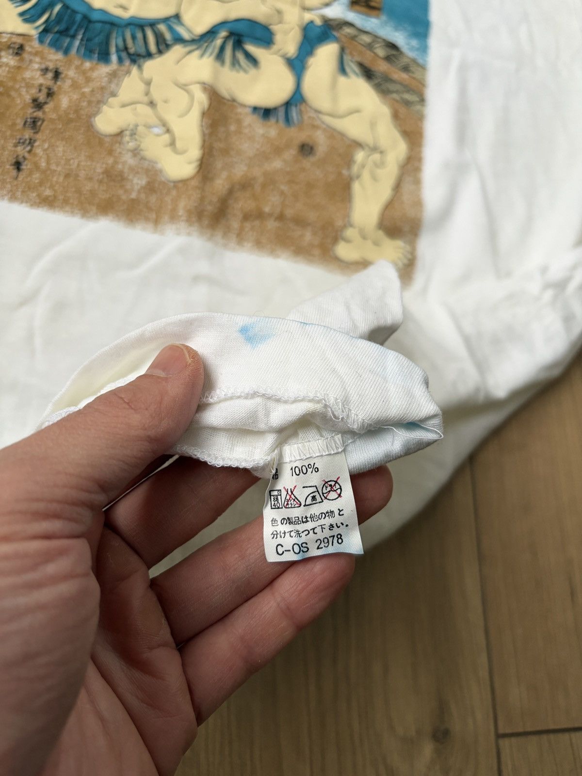 Japanese Brand Vintage Japanese Sumo Fighters Single Stitch T-shirt Size US L / EU 52-54 / 3 - 11 Thumbnail