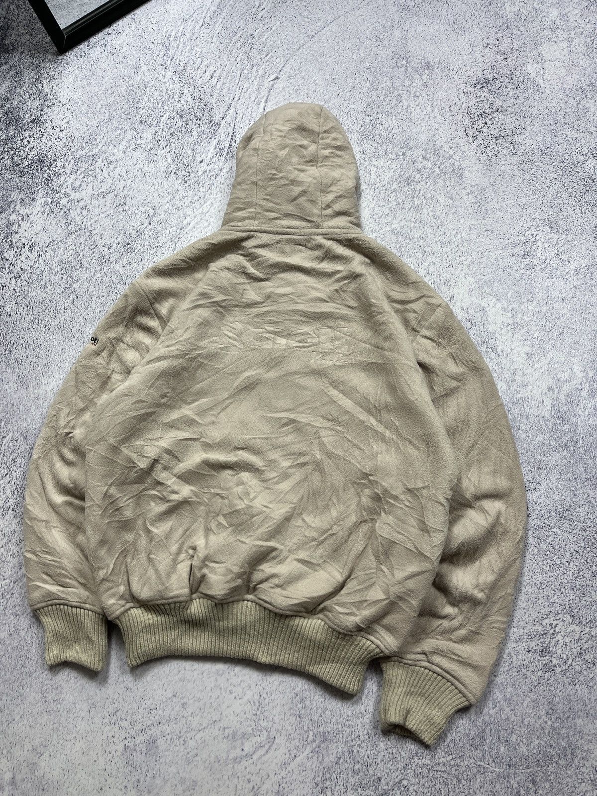 Schott × Vintage Vintage 90s Schott Fleece Zip Hoodie Sherpa Jacket Size US L / EU 52-54 / 3 - 17 Thumbnail