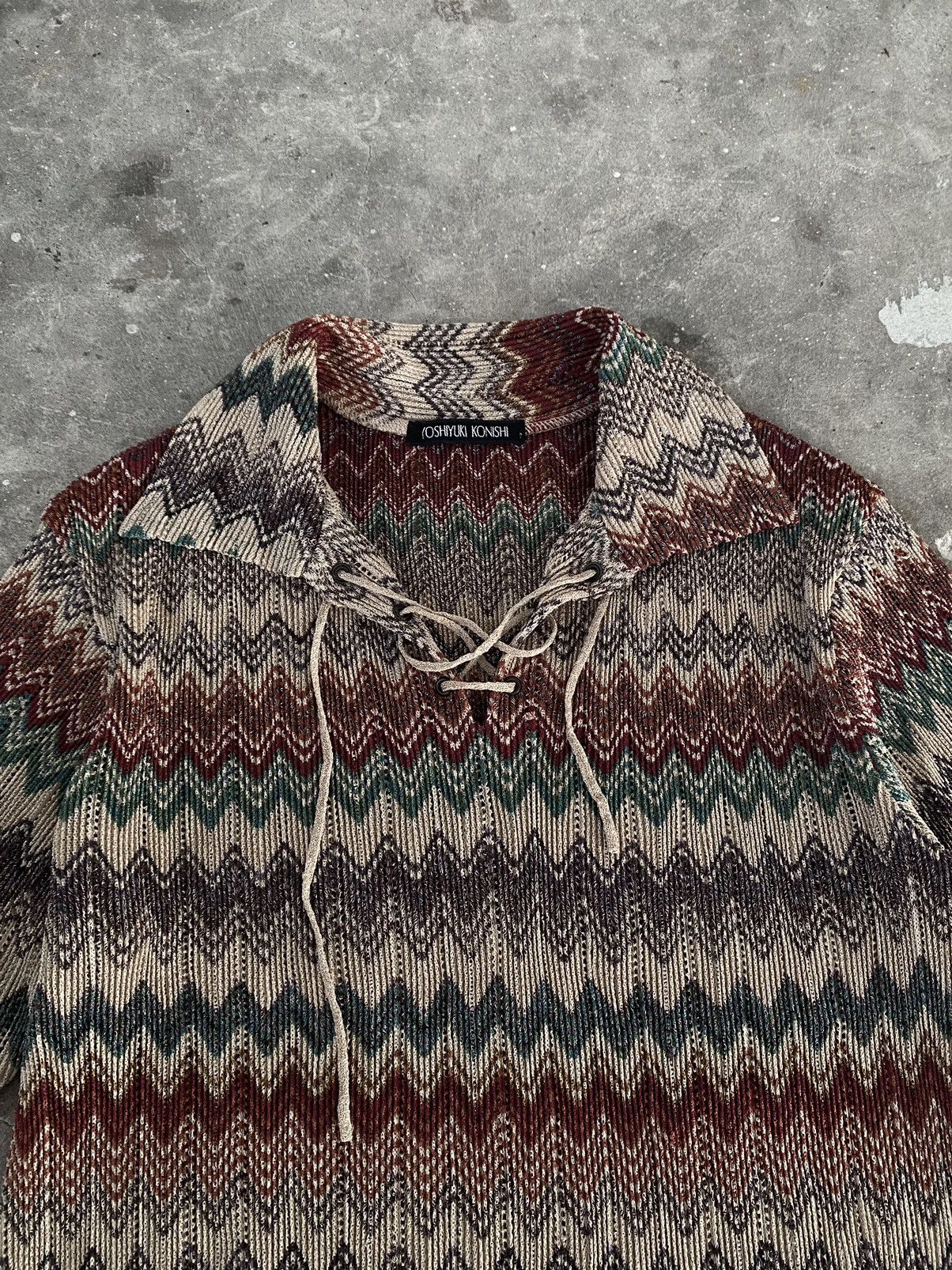 Yoshiyuki Konishi Yoshiyuki Konishi Lace Pleats Polo Size US M / EU 48-50 / 2 - 4 Thumbnail
