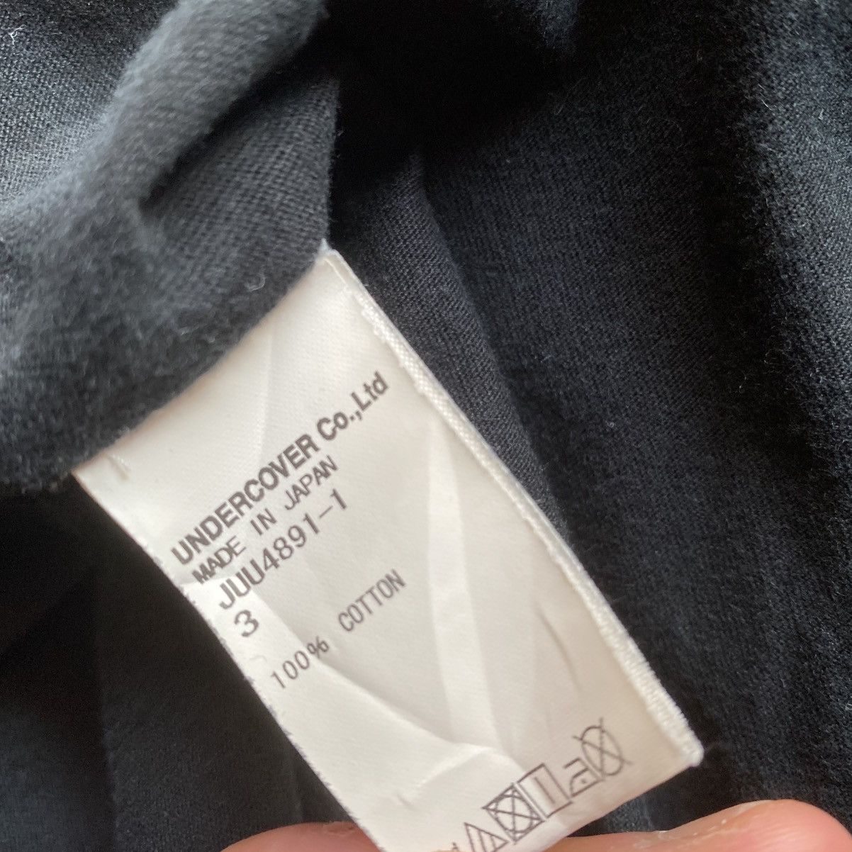 John Undercover × Undercover Rose Embroidered Inside Out Oversize Tee Size US L / EU 52-54 / 3 - 5 Thumbnail