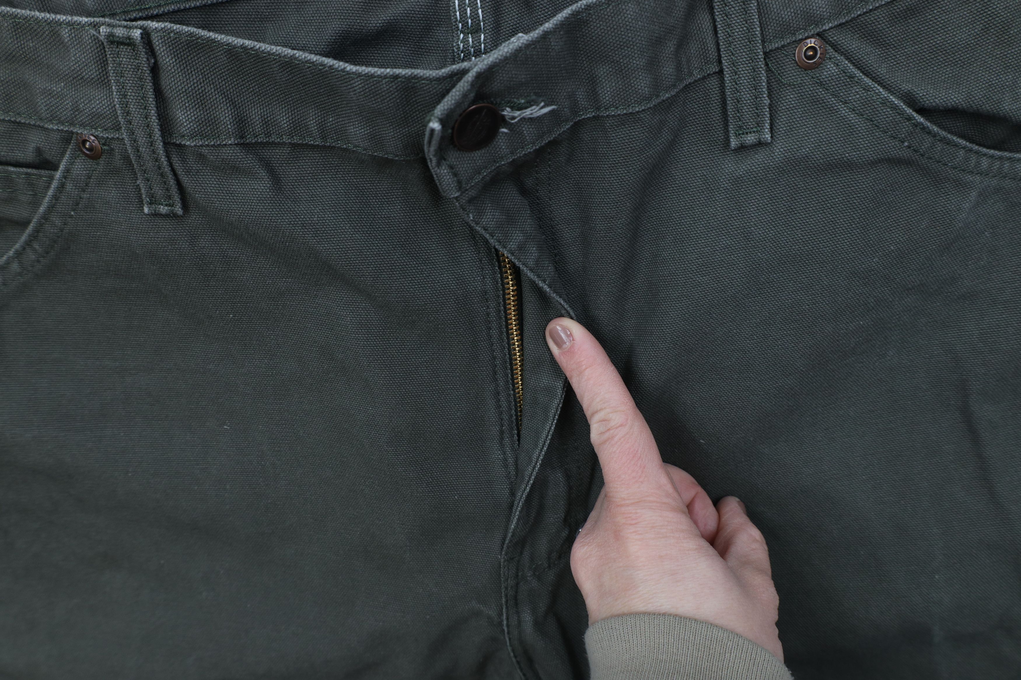 Dickies Vintage Y2K Dickies Wide Leg Canvas Dungaree Pants Green Size US 38 / EU 54 - 6 Thumbnail