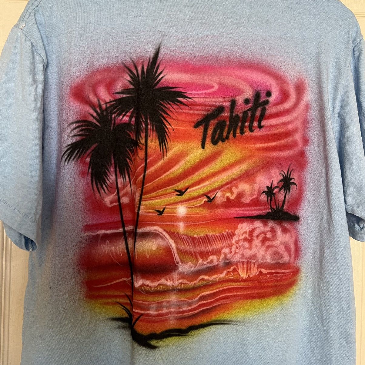 Vintage Vintage 90s Ashmore T-Shirt Men's Large Tahiti Single Stitch Size US L / EU 52-54 / 3 - 2 Thumbnail