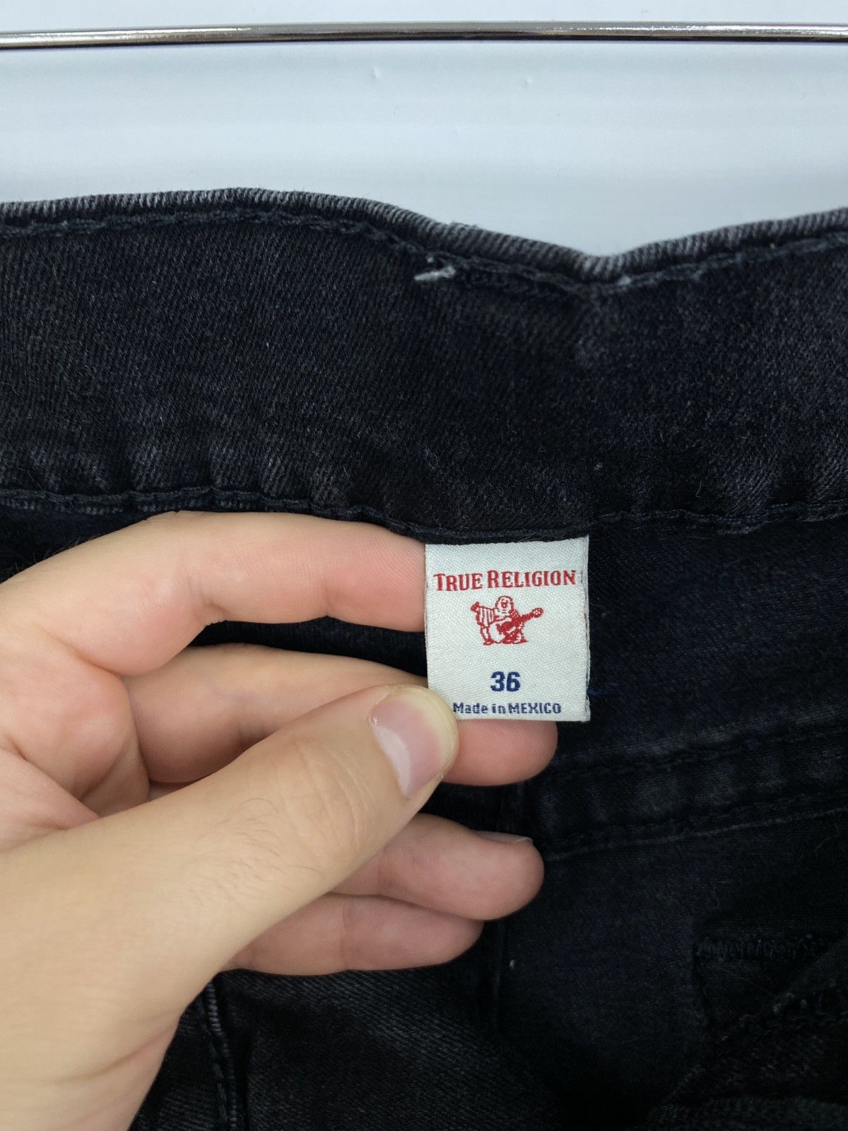 True Religion 🇺🇸 Vintage True Religion Denim Jeans Rare Retro Hype Y2K Size US 36 / EU 52 - 10 Thumbnail