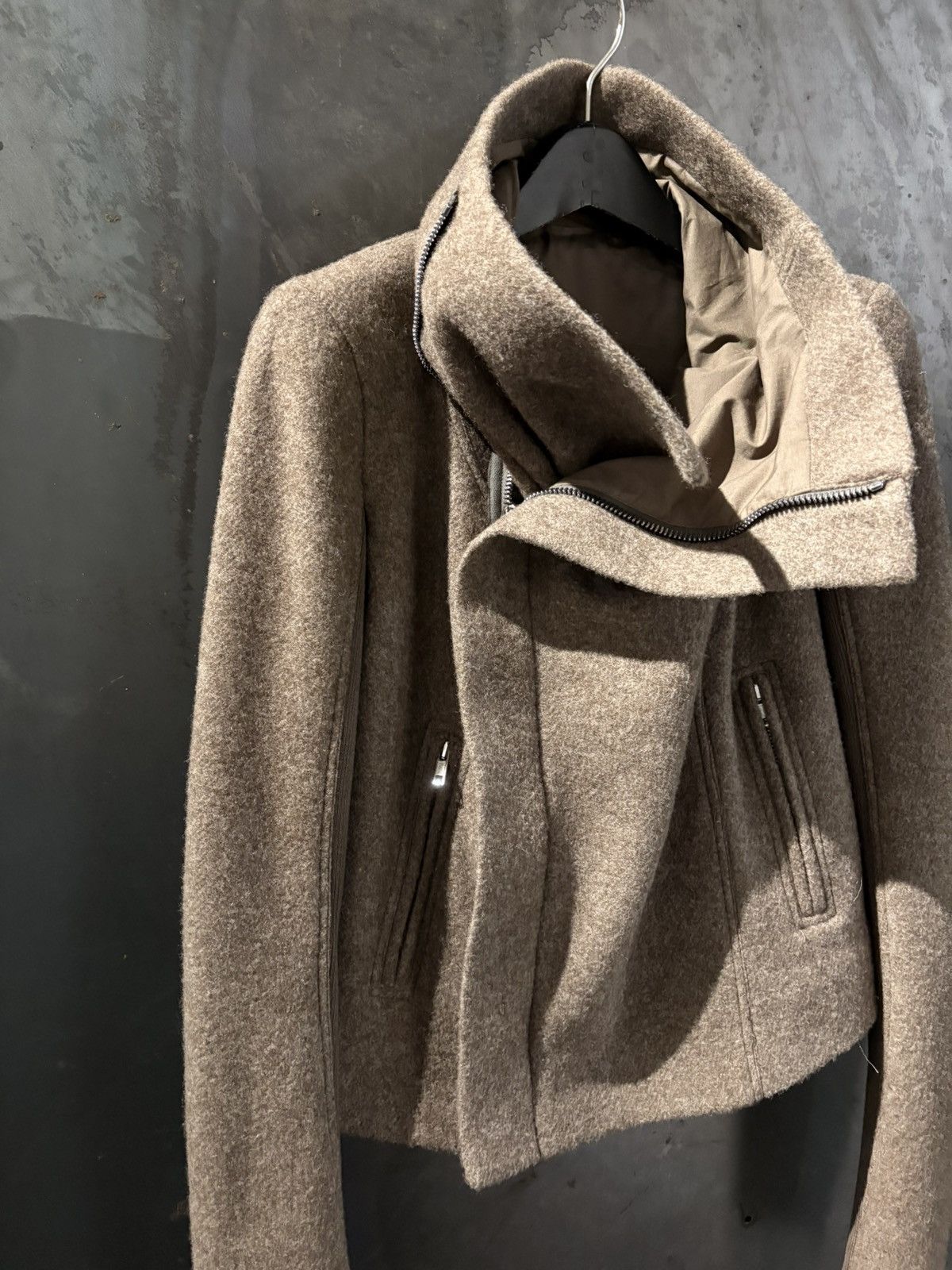 Rick Owens RICK OWENS CLASSIC BIKER JACKET Size M / US 6-8 / IT 42-44 - 4 Thumbnail