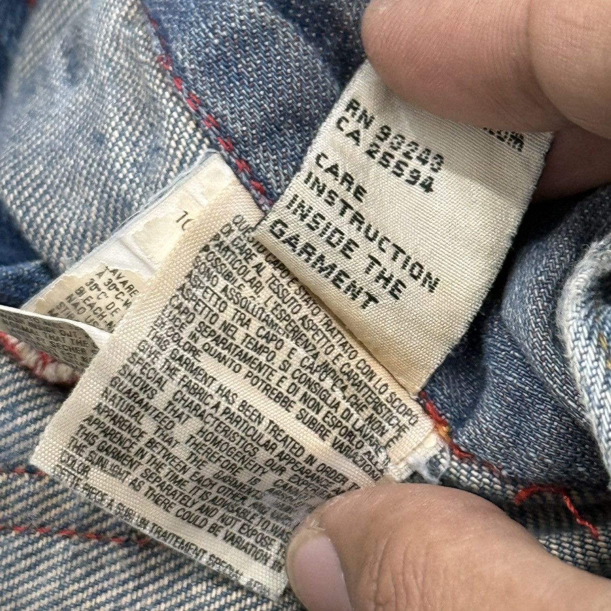 Diesel Diesel Industry Distressed Flare Bell Bottom Denim Pants Size 24" / US 00 / IT 34 - 19 Thumbnail