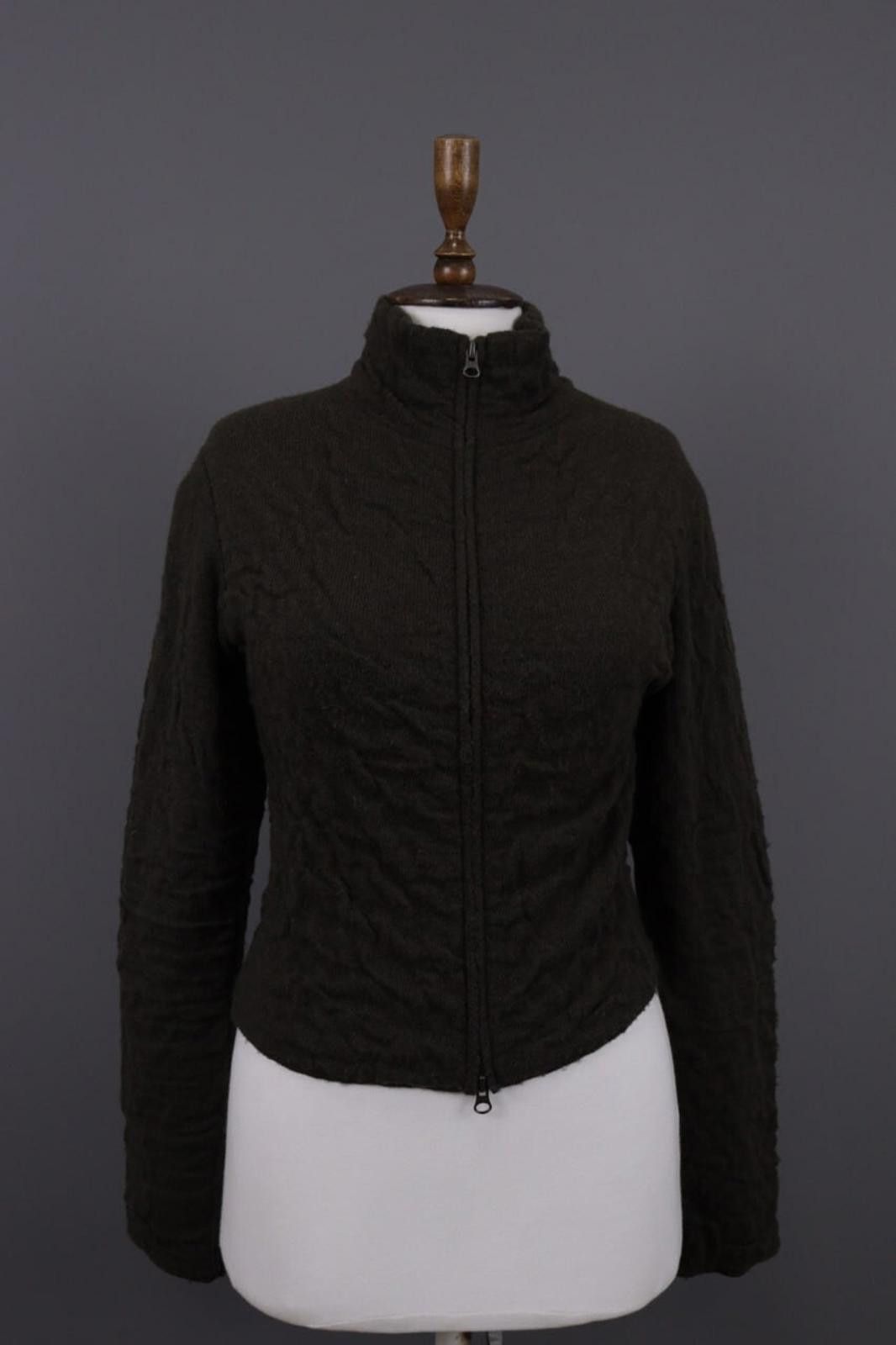 Designer Sarah Pacini Full Zip Merino Wool Baby Jacket One Size Size ONE SIZE - 1 Thumbnail