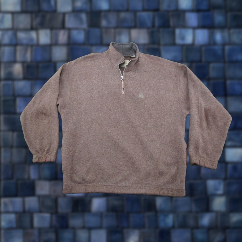 Bugle Boy VINTAGE Bugle Boy 1/4 Zip Snow Fleece Brown Size L Mens Sweater 90s Y2K Zip Pullover Brown Size US L / EU 52-54 / 3 - 1 Thumbnail