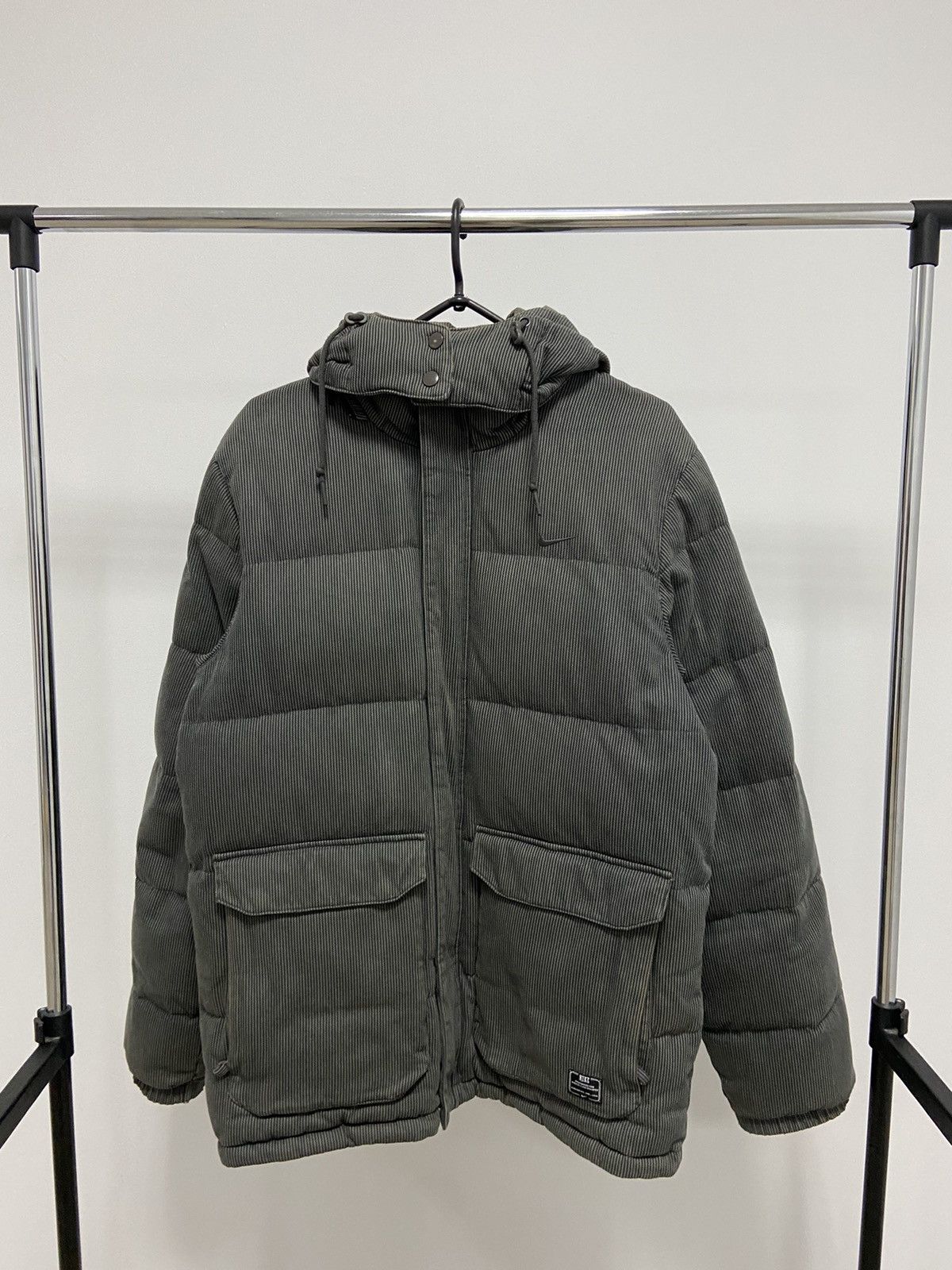 Nike × Vintage Nike Vintage Jacket Warm Hooded Embroidered Swoosh Logo Size US M / EU 48-50 / 2 - 1 Thumbnail