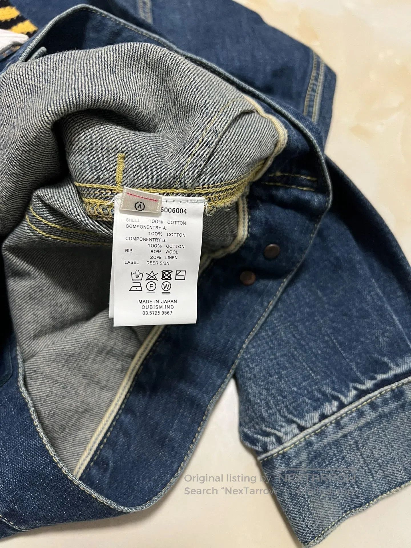 Visvim visvim 18ss 101 JKT Jumbo Dmgd. Size US L / EU 52-54 / 3 - 6 Thumbnail