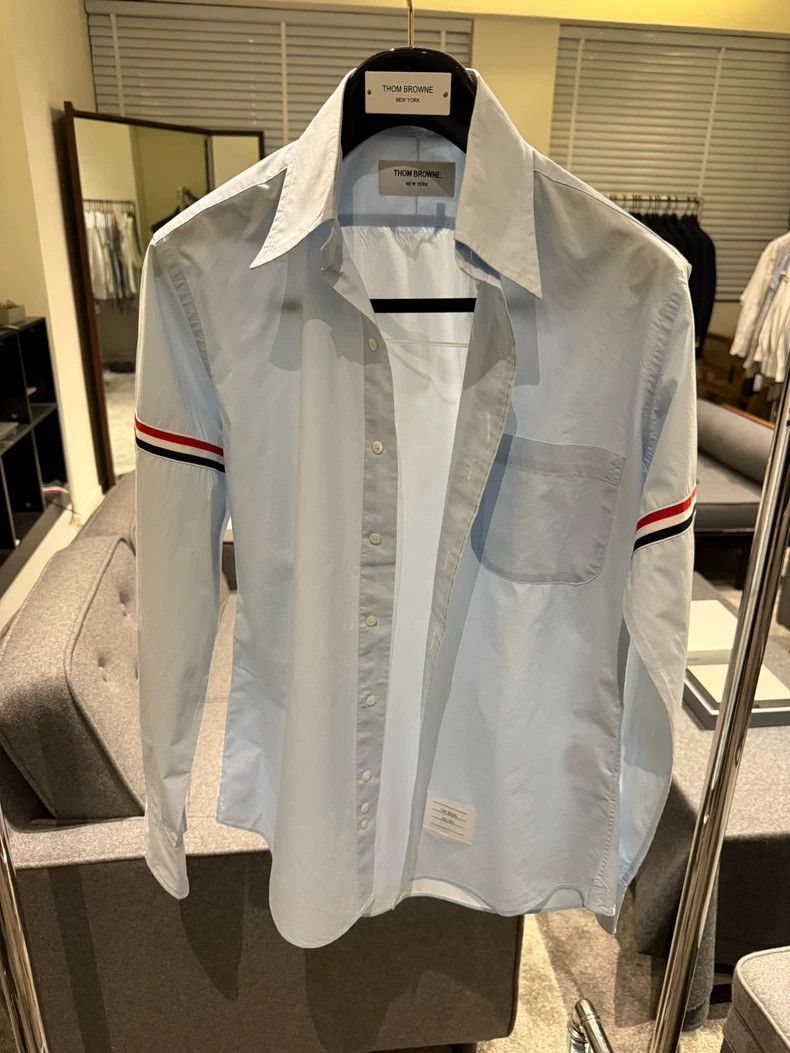 Thom Browne Thom BrowneClassic double-sleeved shirt 2503-Nextarrow Size US M / EU 48-50 / 2 - 1 Thumbnail