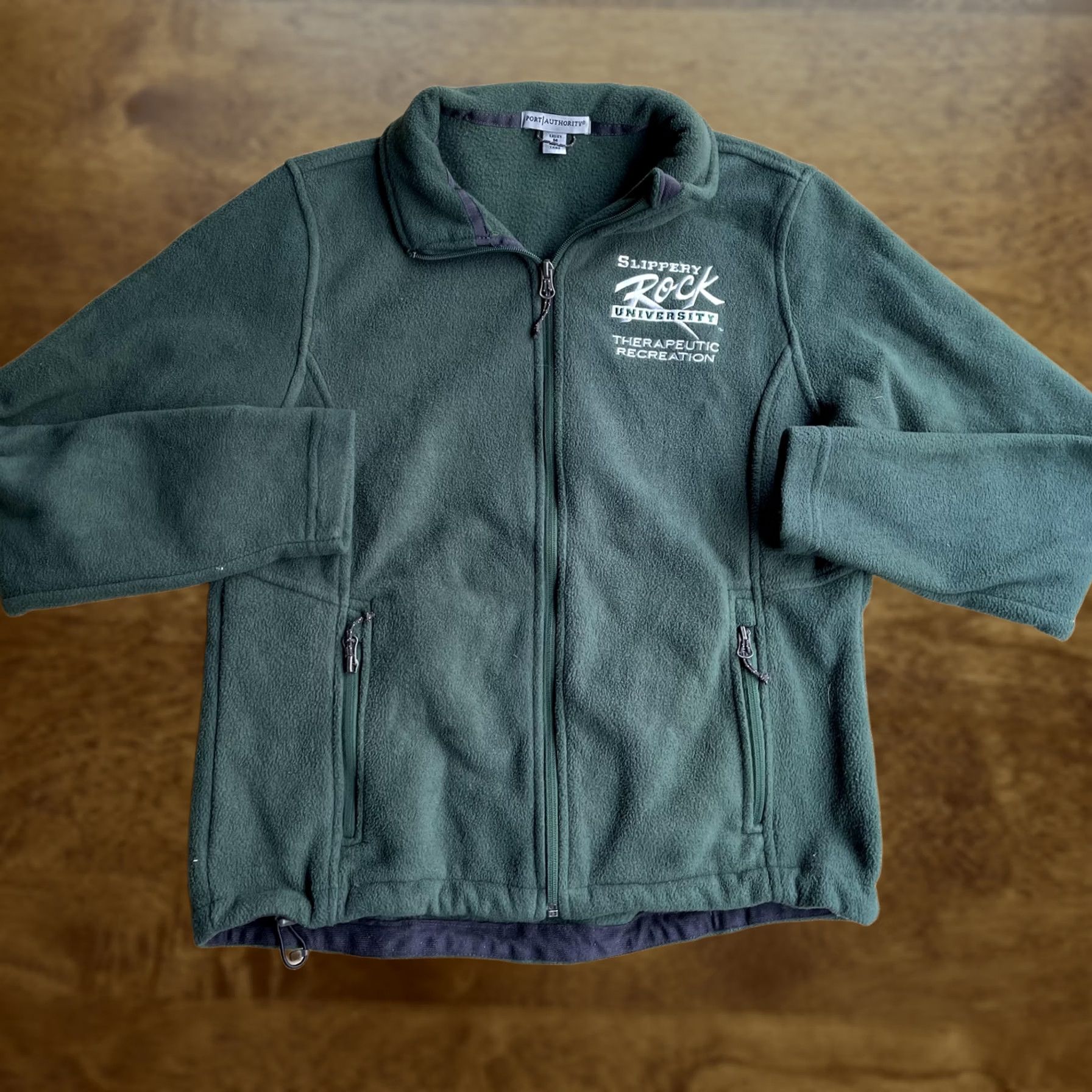 Port Authority Port Authority Slippery Rock University SRU Fleece Jacket Womens M Full Zip Green Size M / US 6-8 / IT 42-44 - 1 Thumbnail