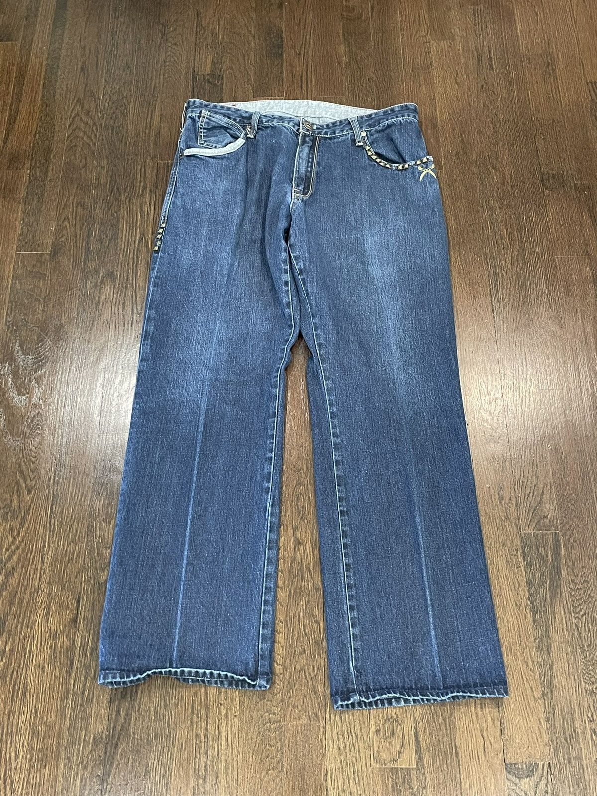 Other Rare vintage Y2K studded jeans Size US 36 / EU 52 - 3 Thumbnail