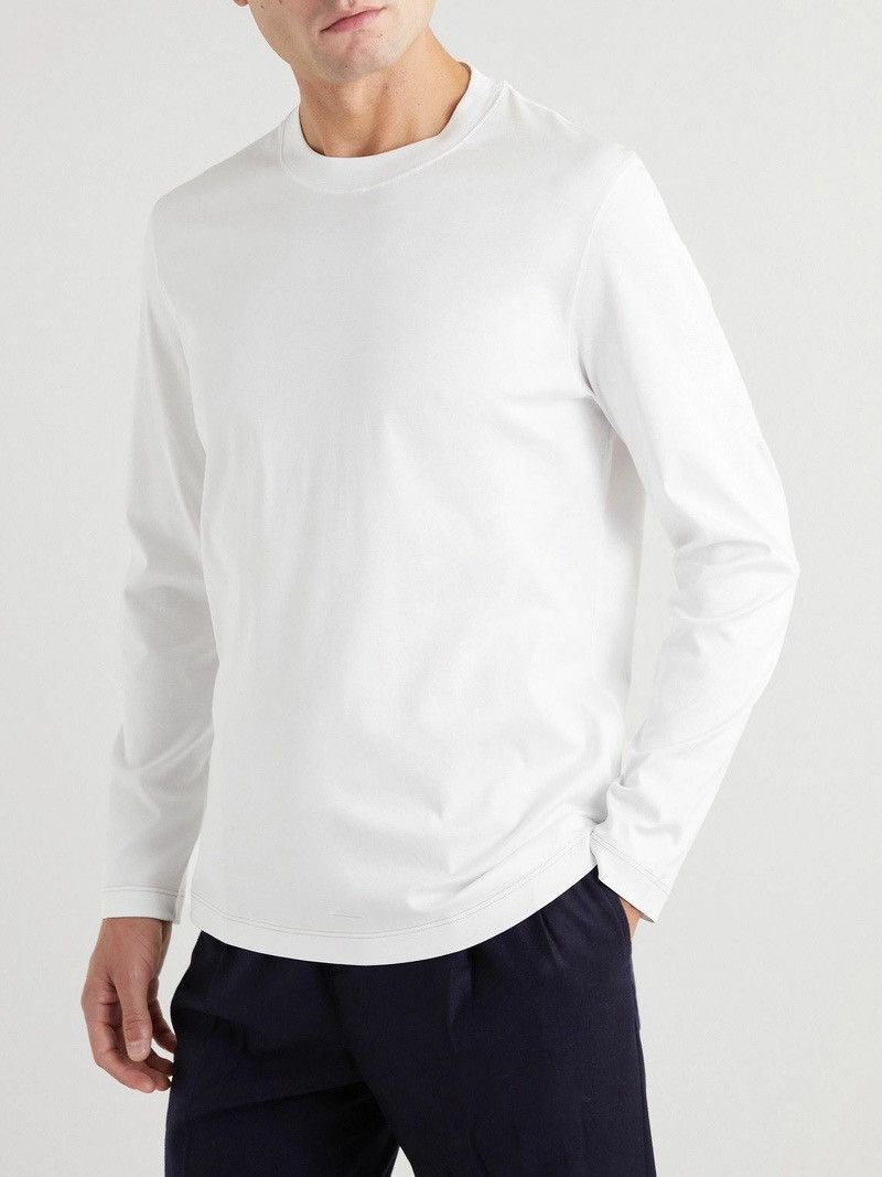 Brunello Cucinelli Brunello Cucinelli bc Long Sleeve Tee Shirt Size US L / EU 52-54 / 3 - 8 Thumbnail