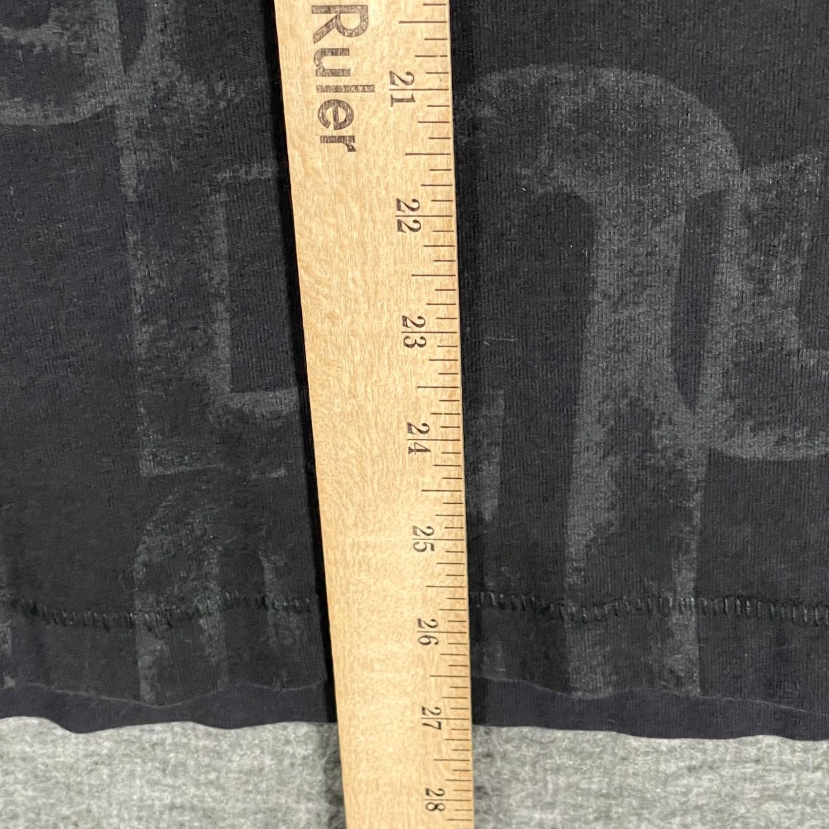 Aeropostale AEROPOSTALE Shirt Mens L Black Allover Graphic Tee Y2K Logo Vertical AERO Front Crew Neck Short Sleeve Size US L / EU 52-54 / 3 - 6 Thumbnail