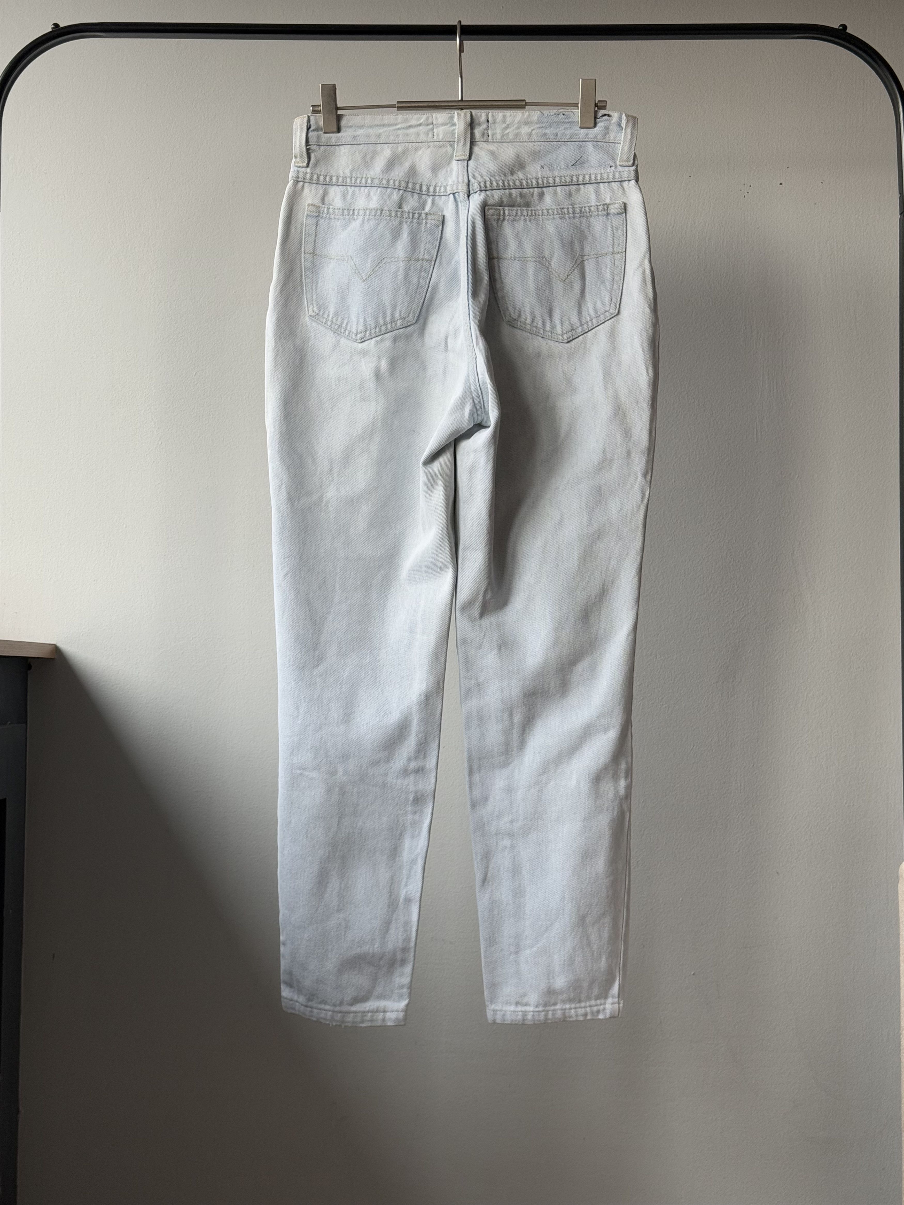 Versace Jeans Couture Vintage 90's Versace Jeans Couture Light Blue Denim Jeans Size US 30 / EU 46 - 1 Thumbnail