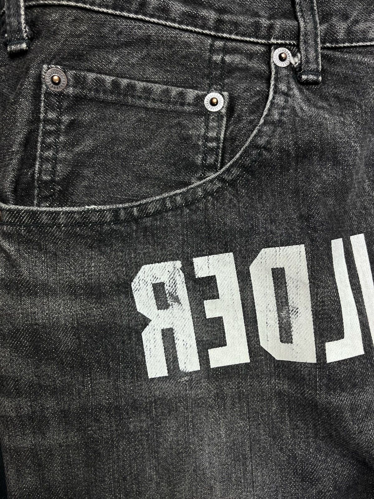 Undercover Undercover - « PEACEBUILDER » Rare Hybrid Denim Size US 32 / EU 48 - 3 Thumbnail