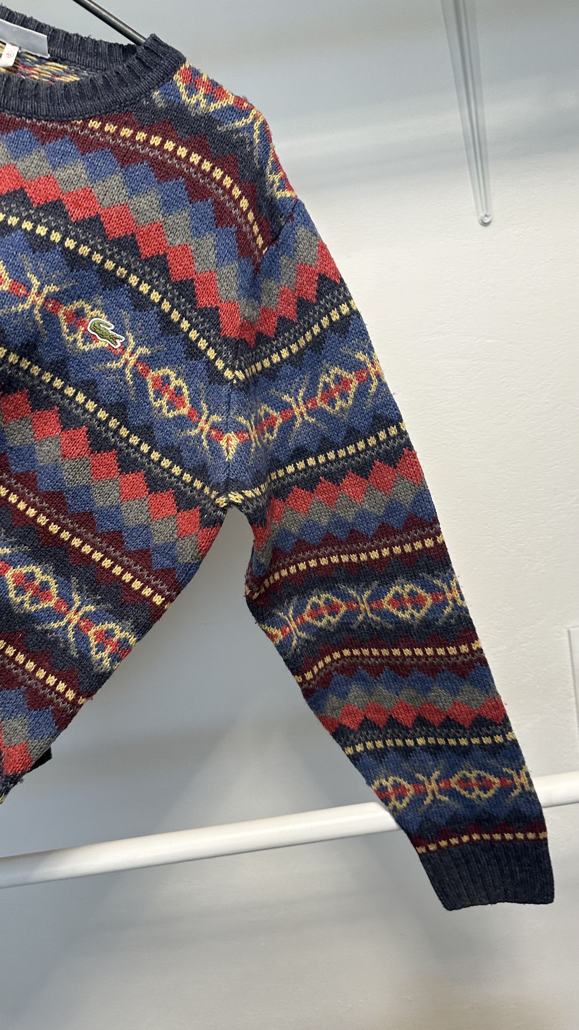 Lacoste × Vintage Lacoste Chemise vintage knitsweater Size US M / EU 48-50 / 2 - 8 Thumbnail