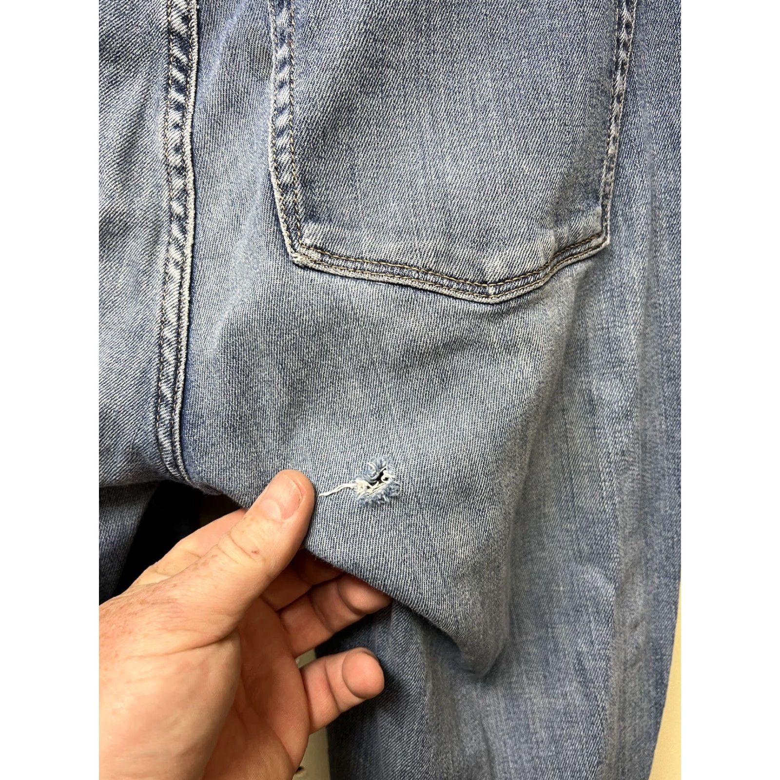 Ralph Lauren VINTAGE Ralph Lauren Jeans Co Women Jeans Distressed Bootcut Western 6P Blue Denim Regular Female Girls Womens Size 28" / US 6 / IT 42 - 7 Thumbnail