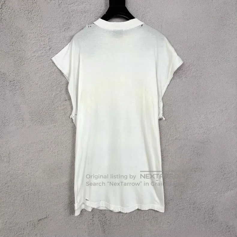Balenciaga Balenciaga White Rainbow Printed Letter Half Sleeve T-Shir Size US S / EU 44-46 / 1 - 2 Thumbnail