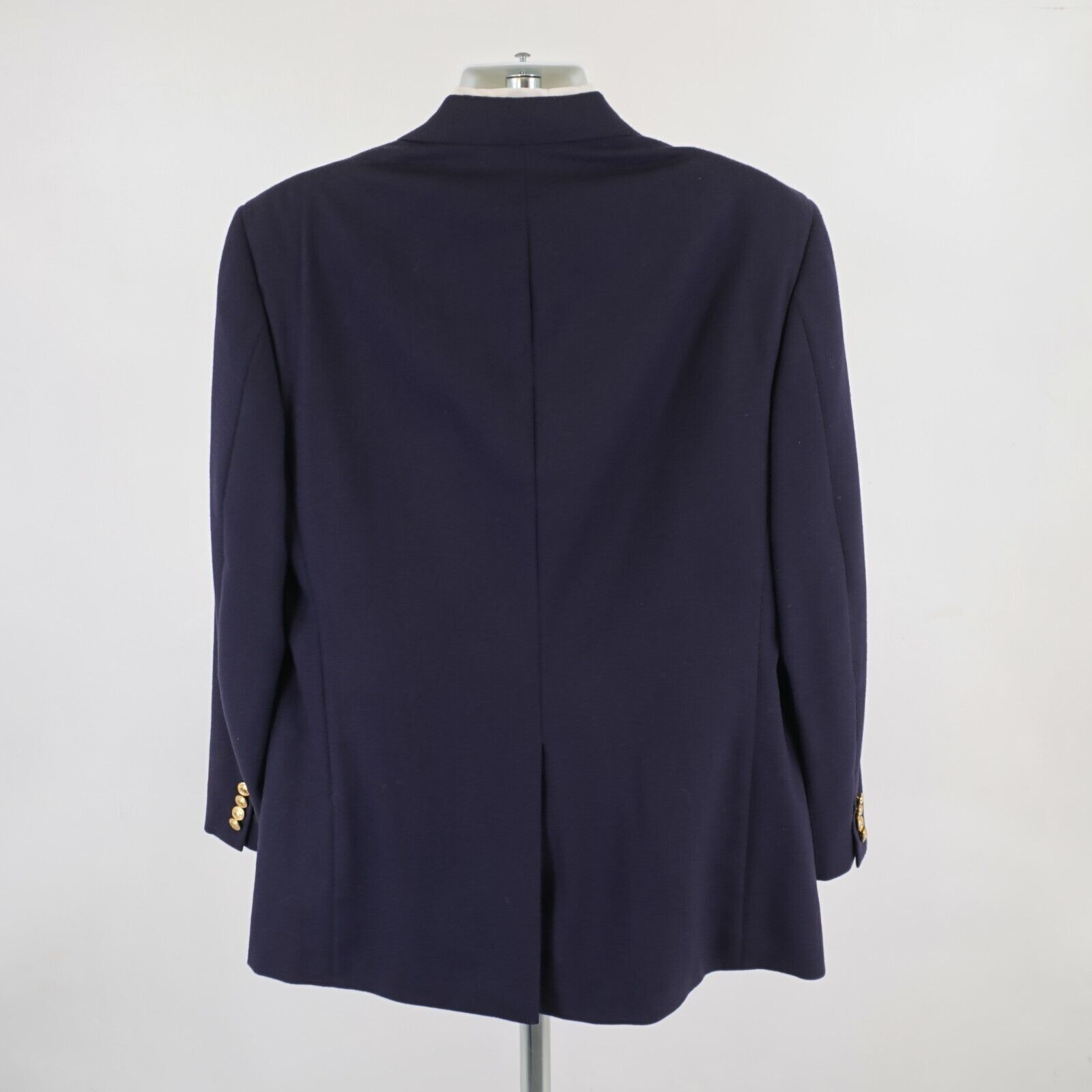 Polo Ralph Lauren Polo Ralph Lauren Flannel Wool Blue 2 Gold Button Blazer 44L Size 44L - 7 Thumbnail