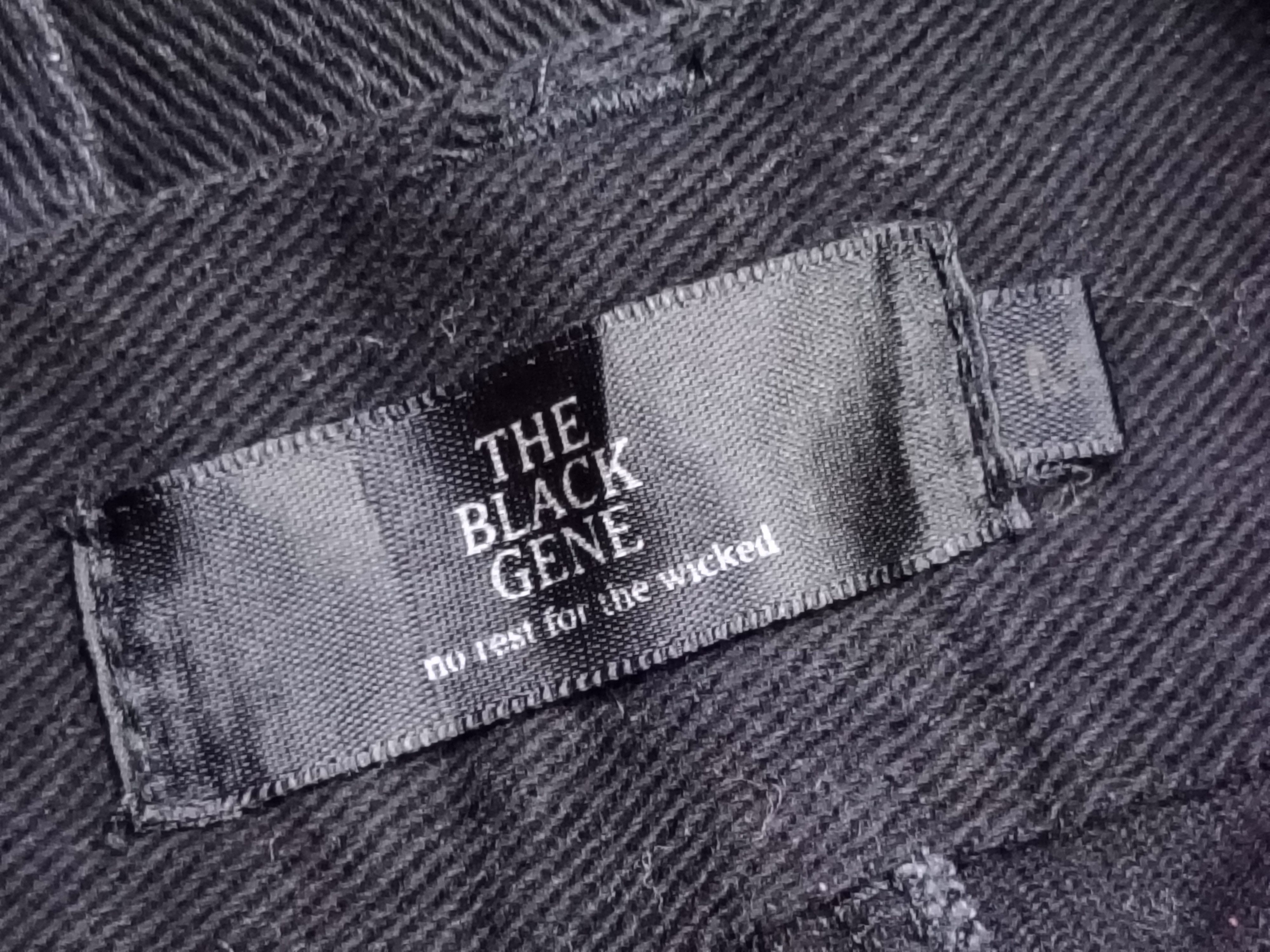 Japanese Brand the black gene rapped jeans punk style Size US 31 - 8 Thumbnail