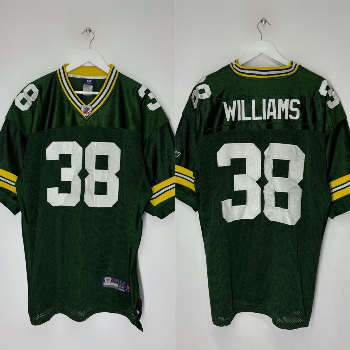 NFL Vintage Reebok NFL Evan Williams 38 Green Bay Packers Jersey Size US XL / EU 56 / 4 - 2 Thumbnail