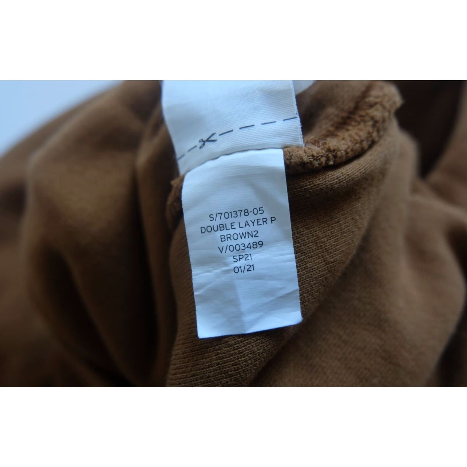 Gap VINTAGE GAP YZY BROWN Y2K VTG BLANK YE KANYE WEST DOUBLE LAYER BROWN HOODIE SWEAT 2021 SZ M Size US M / EU 48-50 / 2 - 5 Thumbnail