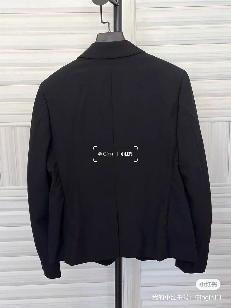 Comme des Garcons Comme Des Garcons Fringed crew neck black suit with curved Size XS / US 0-2 / IT 36-38 - 4 Thumbnail