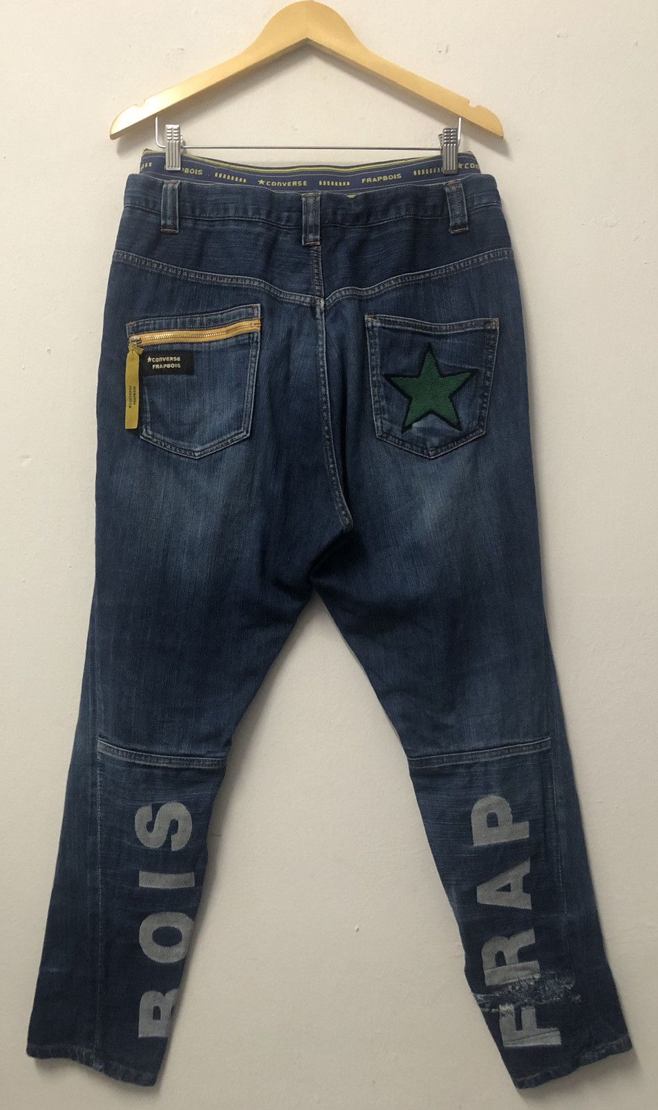Converse × Frapbois × Issey Miyake Frapbois Issey Miyake X Converse Double Waist Hype Jeans Size US 35 - 2 Thumbnail