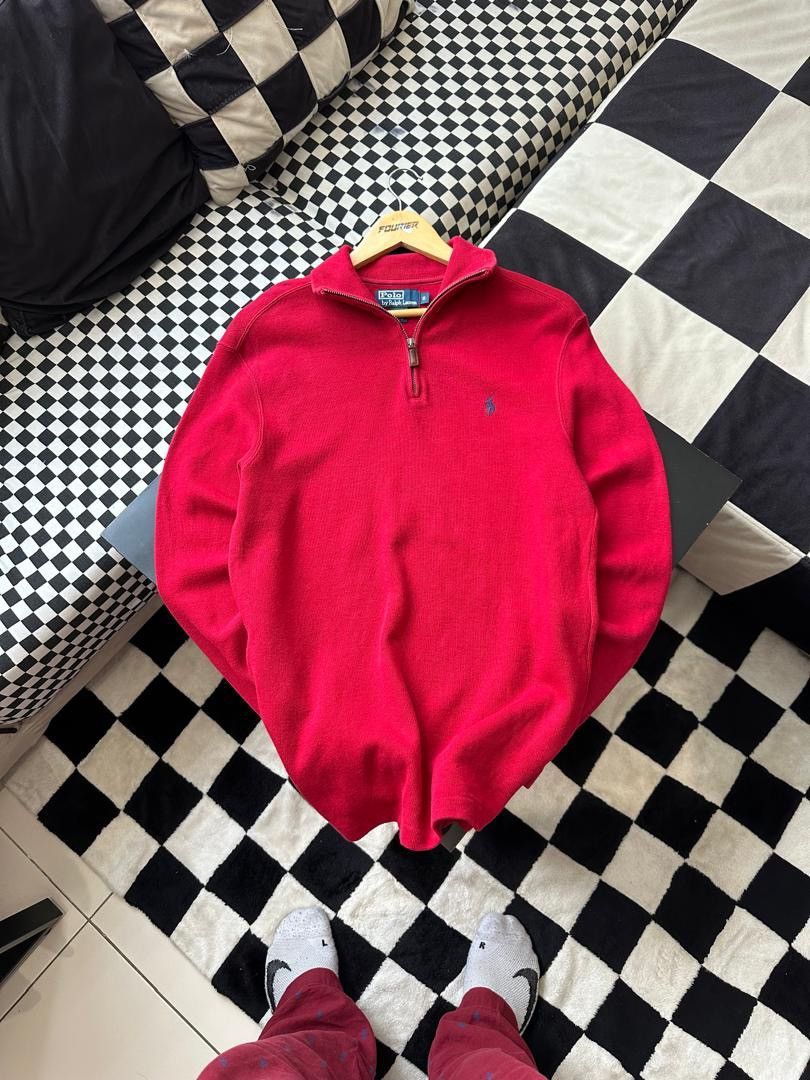 Polo Ralph Lauren × Vintage VINTAGE POLO RALPH LAUREN HALFZIPPER Size US S / EU 44-46 / 1 - 1 Thumbnail