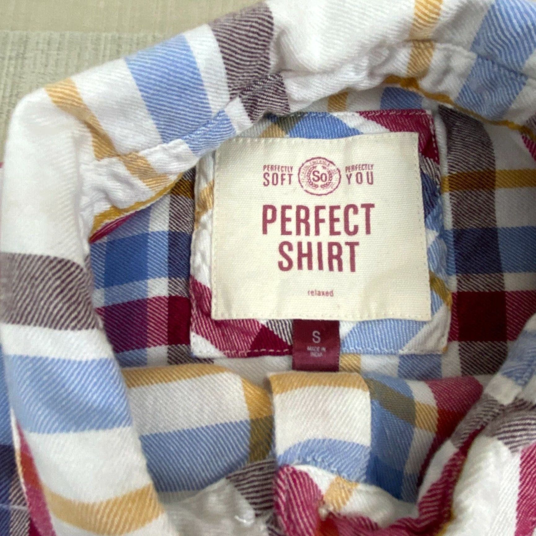 Vintage SO Womens Plaid Flannel Shirt Small Soft Relaxed Button Up Size S / US 4 / IT 40 - 3 Thumbnail
