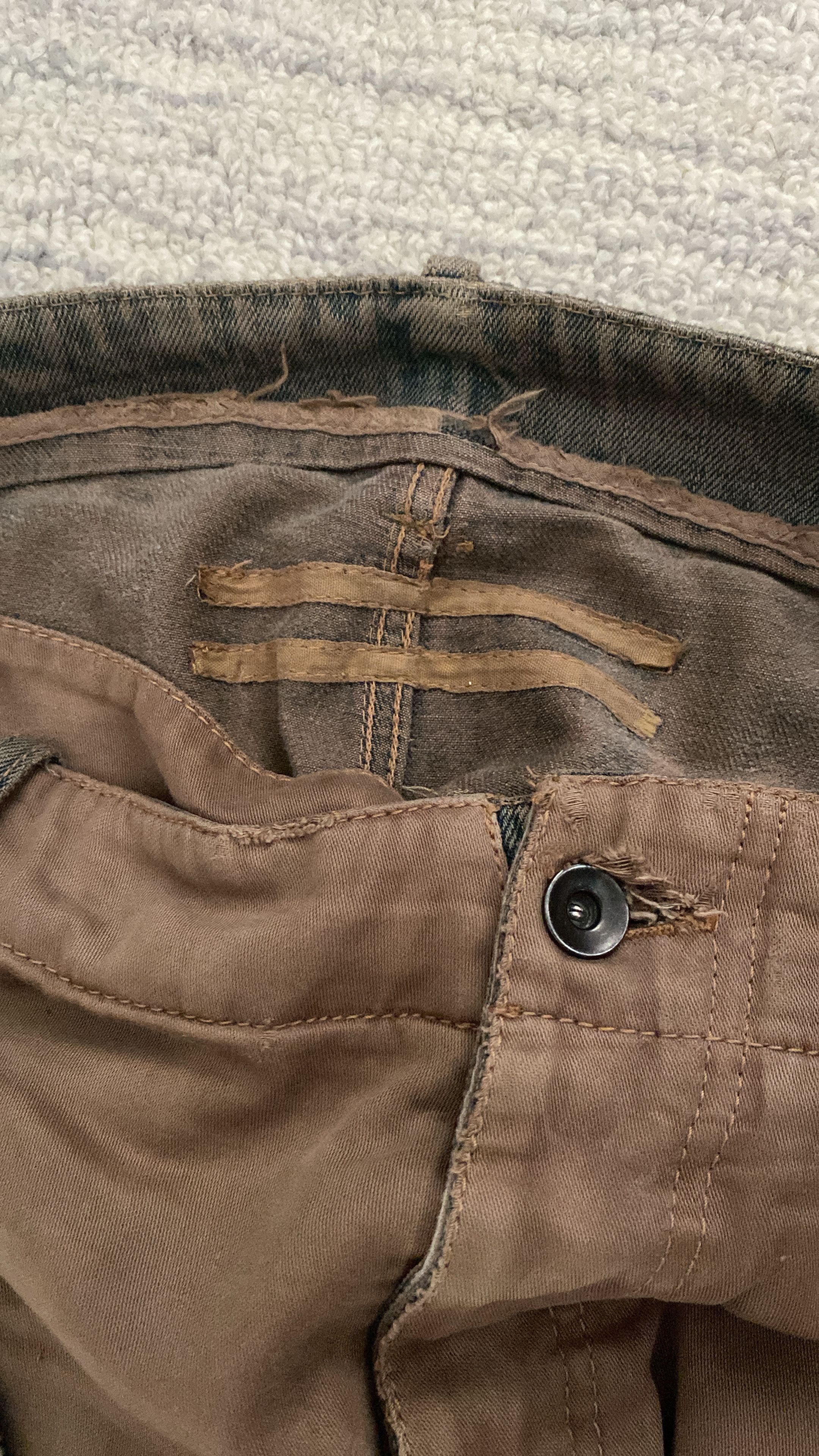 Rick Owens Rick Owens Fw06 Dustalator Double Layer Mudwash Aircut Size US 29 - 7 Thumbnail