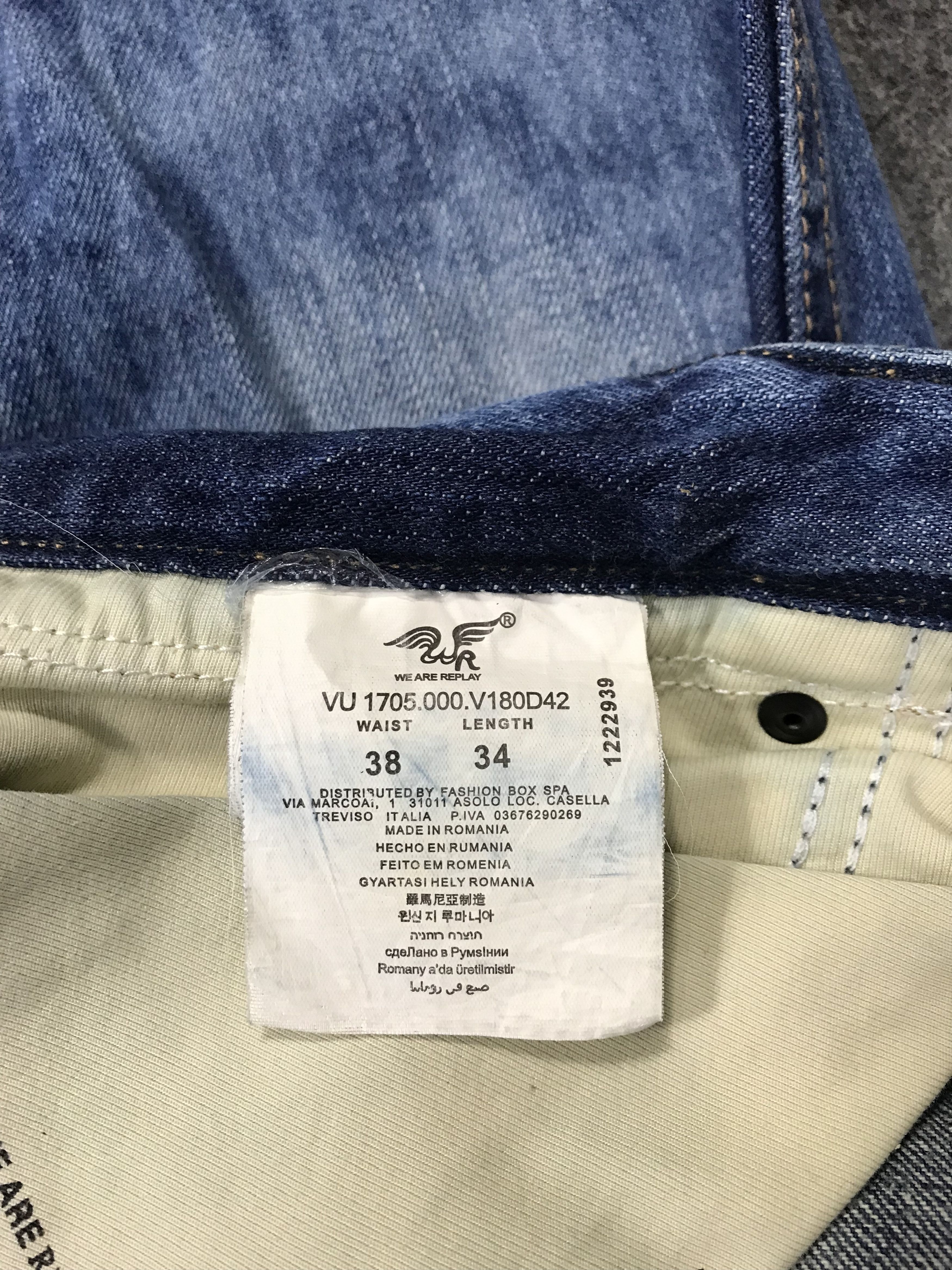 Replay × Vintage Vintage Replay Denim Indigo Pant Fits Size 36 37 Size US 36 / EU 52 - 7 Thumbnail