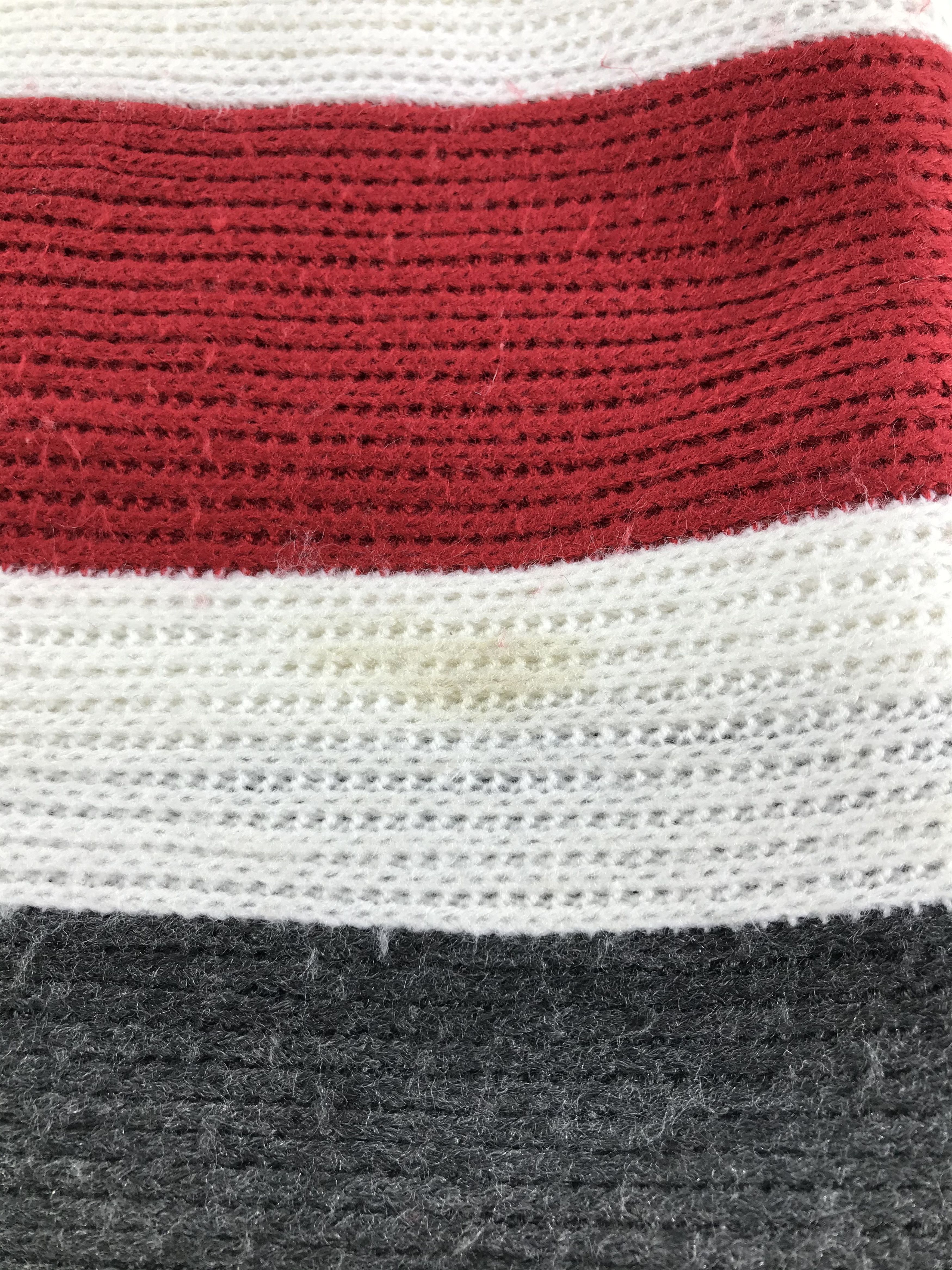 Vintage Freude Stripes Knit Wool Scarf Muffler V171 Size ONE SIZE - 5 Thumbnail