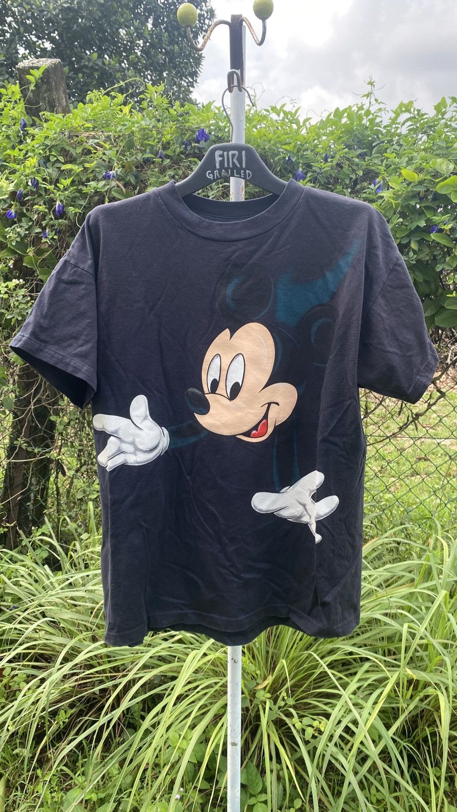 Mickey Mouse × Vintage Mickey Mouse Big Print Made in U.S.A. Size US XL / EU 56 / 4 - 1 Thumbnail