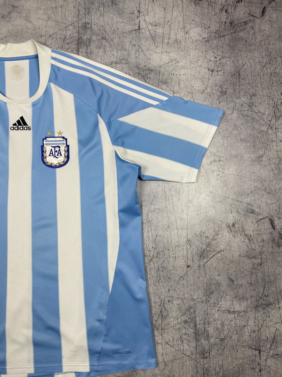 Adidas Adidas Argentina National Team Home Jersey 2009 AFA Size US XXL / EU 58 / 5 - 4 Thumbnail