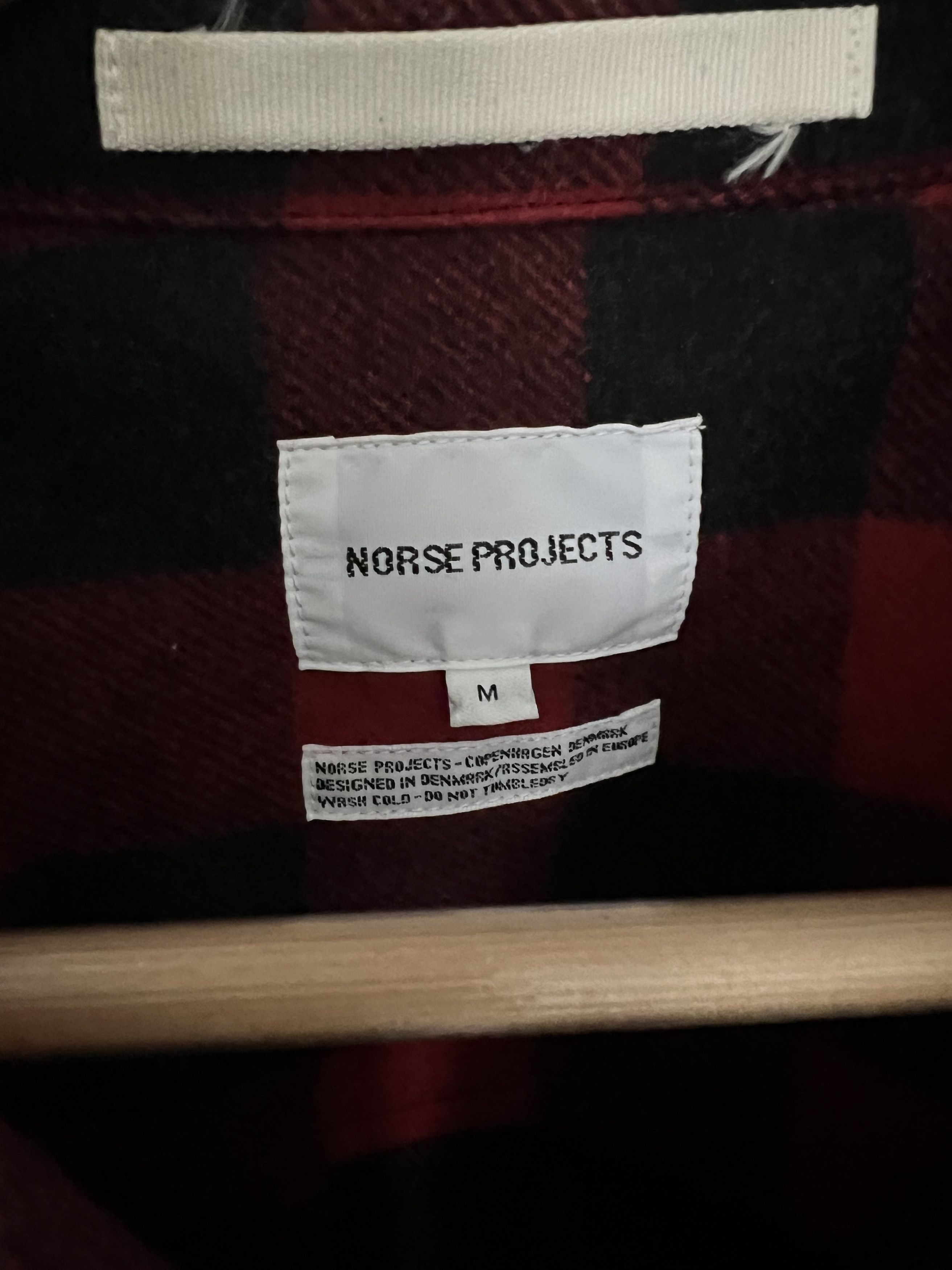 Norse Projects Checkered Kyle Wool Shirt Jacket Size US M / EU 48-50 / 2 - 3 Thumbnail