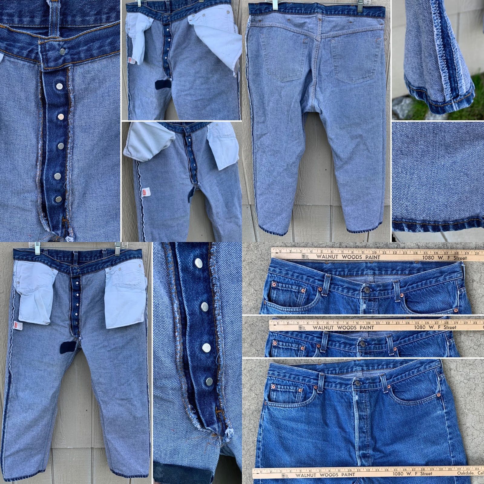 VINTAGE Levi's 501 jeans Button Fly Jeans Men Regular 42 Waist 38.5 Inseam 27 Blue Cotton Denim Made in USA 5-Pocket USA 90s?