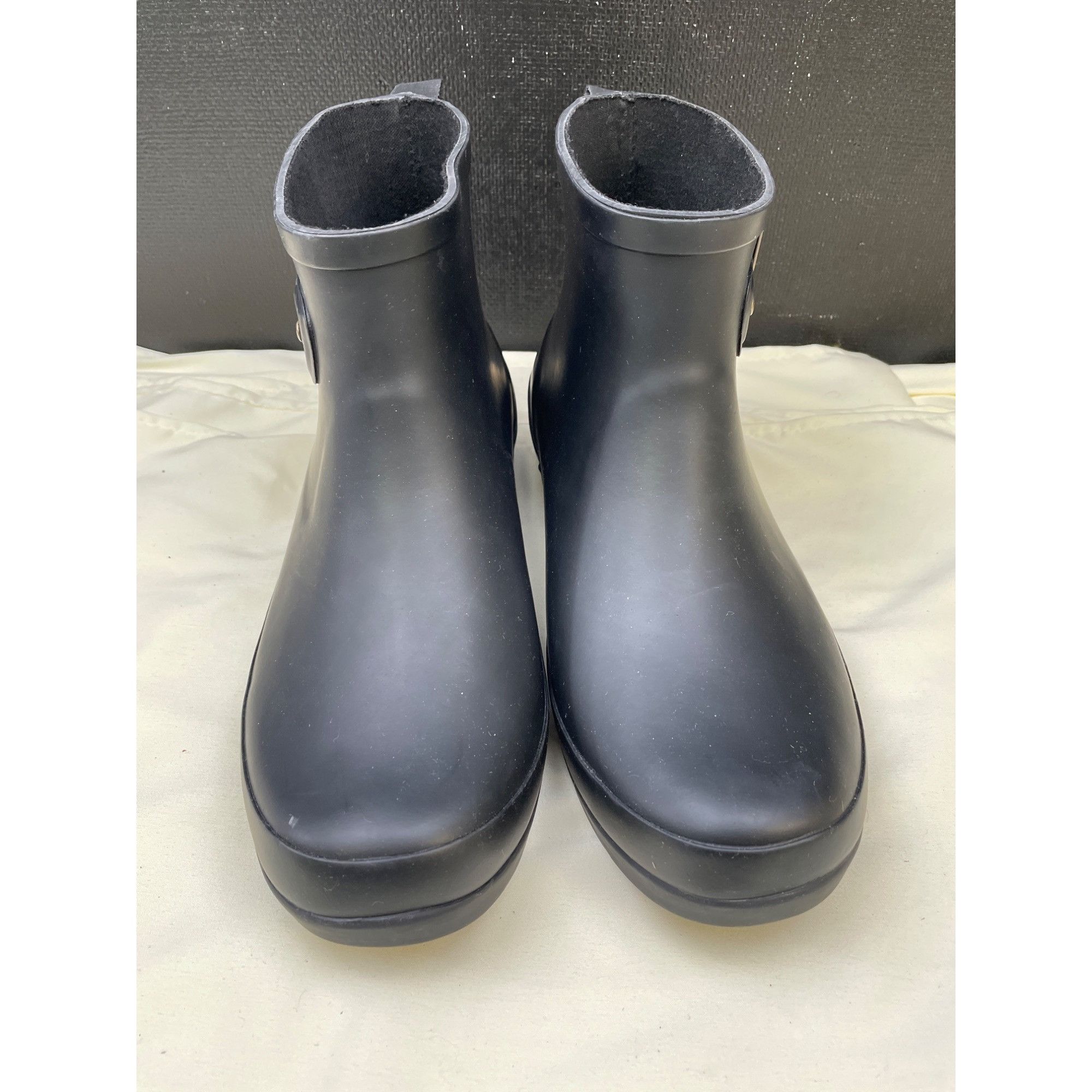 Other Chooka Womens Black Ankle Rain Boots Shoes Size 9 SKU 6448 Size US 9 / IT 39 - 2 Thumbnail
