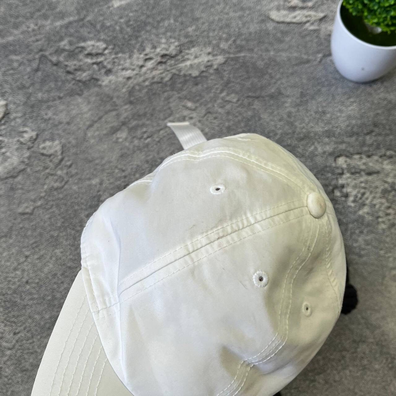 Nike White Nylon Nike Metal Swoosh Baseball Hat Cap Unisex Size ONE SIZE - 13 Thumbnail