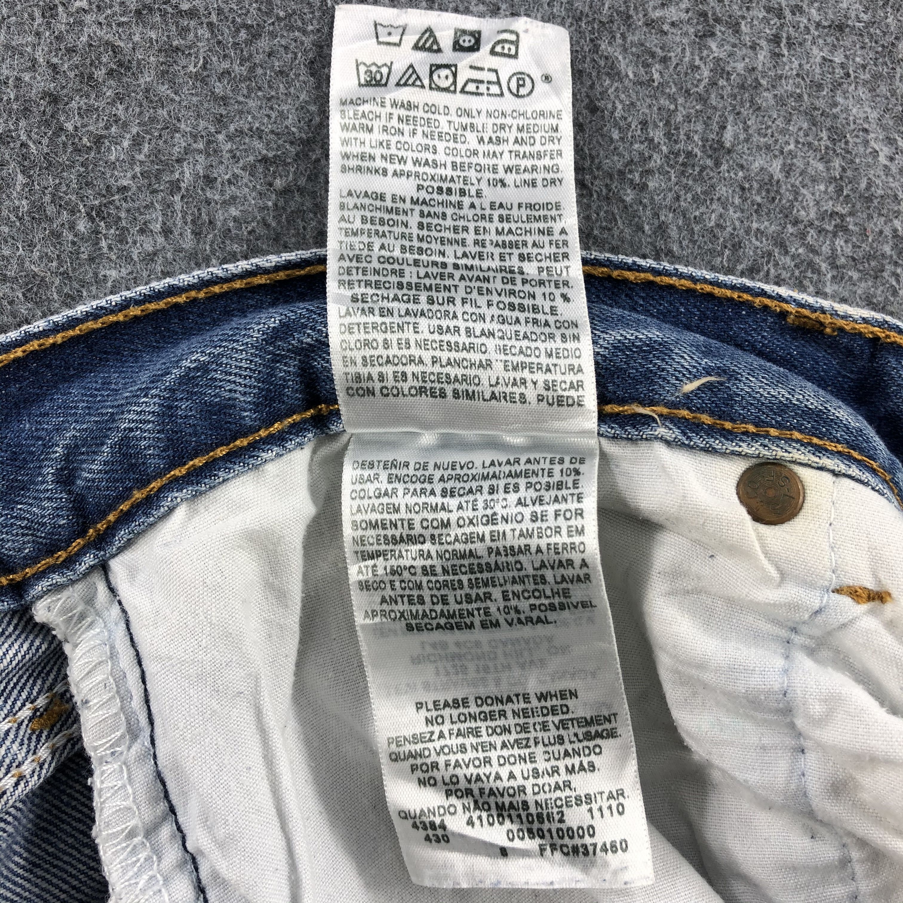 Levi's Vintage Levis Jeans Lot 501 -JM873 Size US 37 - 11 Thumbnail