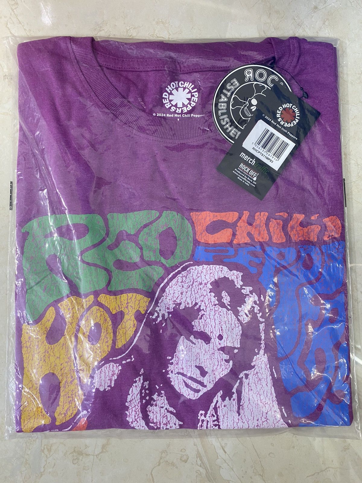 Band Tees 💥RHCP Red Hot Chili Peppers funk rock band rap tee shirt Size US L / EU 52-54 / 3 - 5 Thumbnail