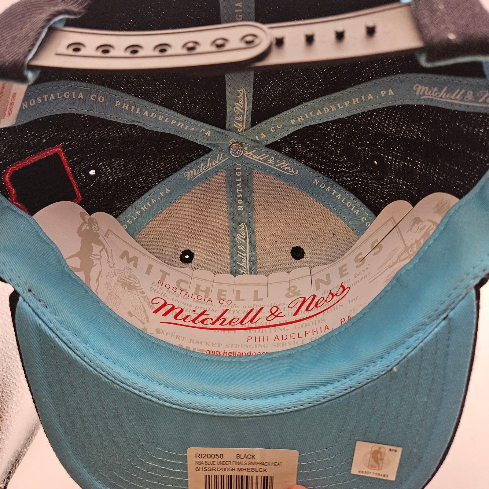 Mitchell & Ness MITCHELL & NESS BLUE UNDER FINALS SNAPBACK HWC MIAMI HEAT Size ONE SIZE - 6 Thumbnail