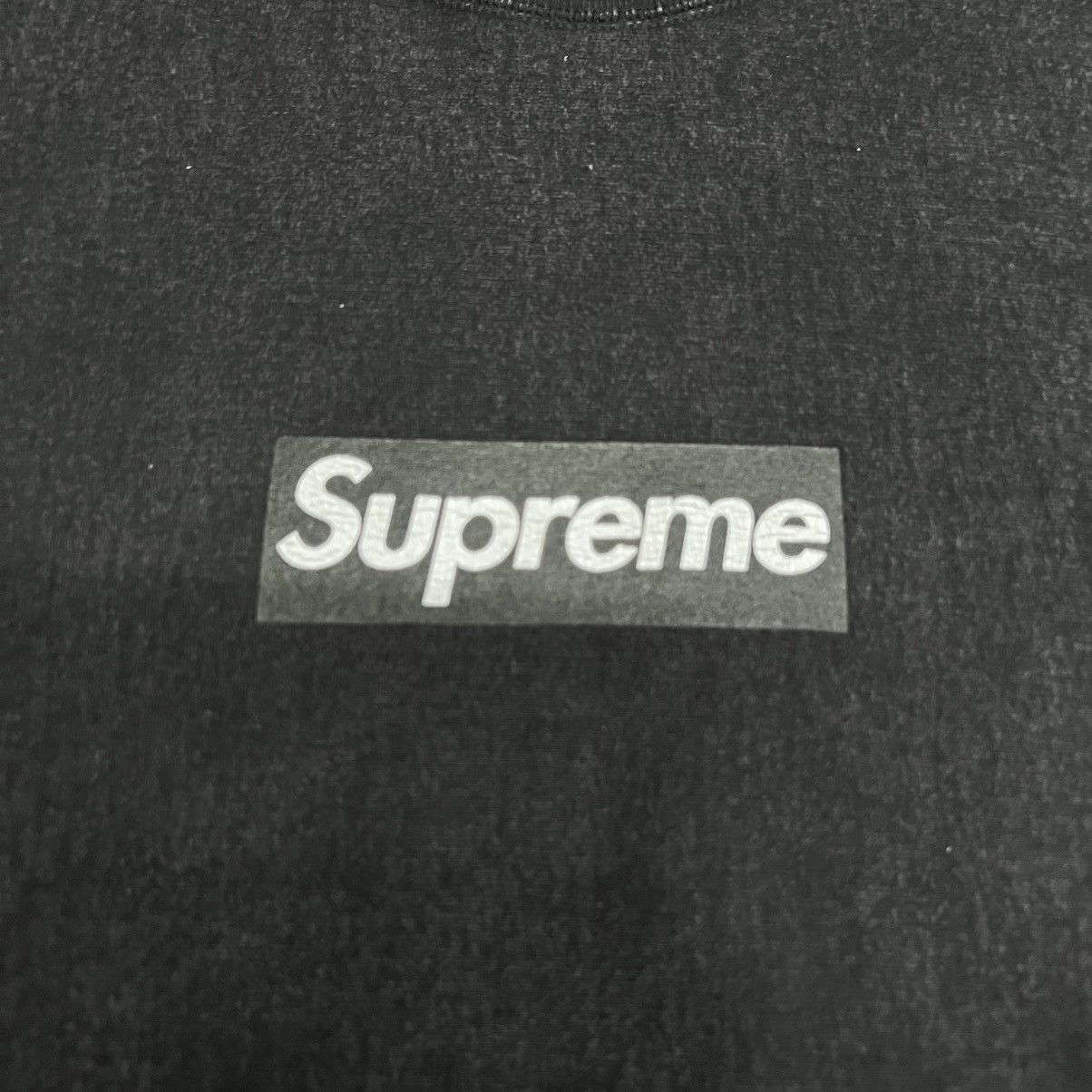 Supreme Supreme Washed Box Logo Crewneck Black Size US XL / EU 56 / 4 - 3 Thumbnail