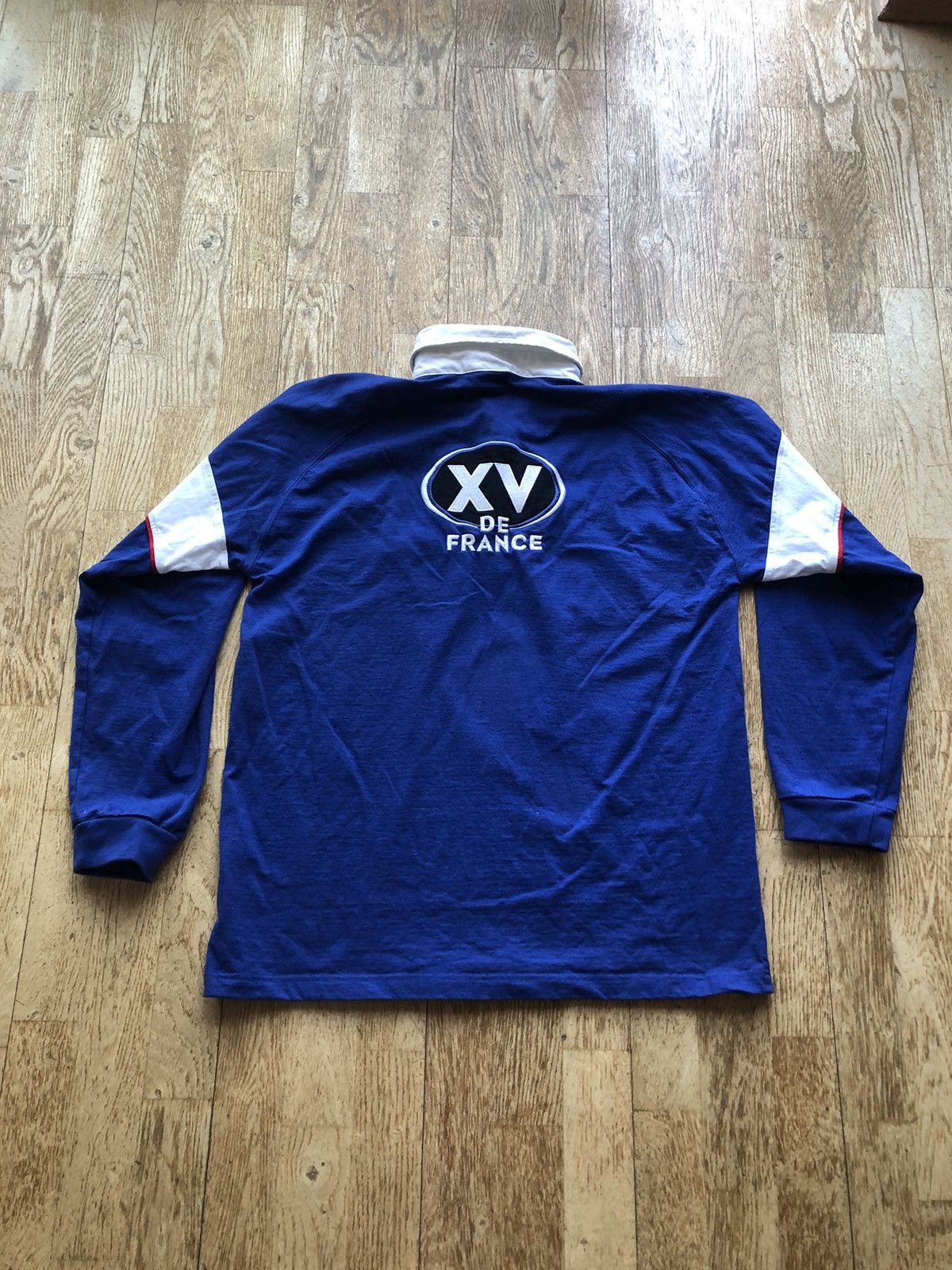 Vintage RARE FRANCE RUGBY STYLE VINTAGE POLO SHIRT Size US L / EU 52-54 / 3 - 2 Thumbnail