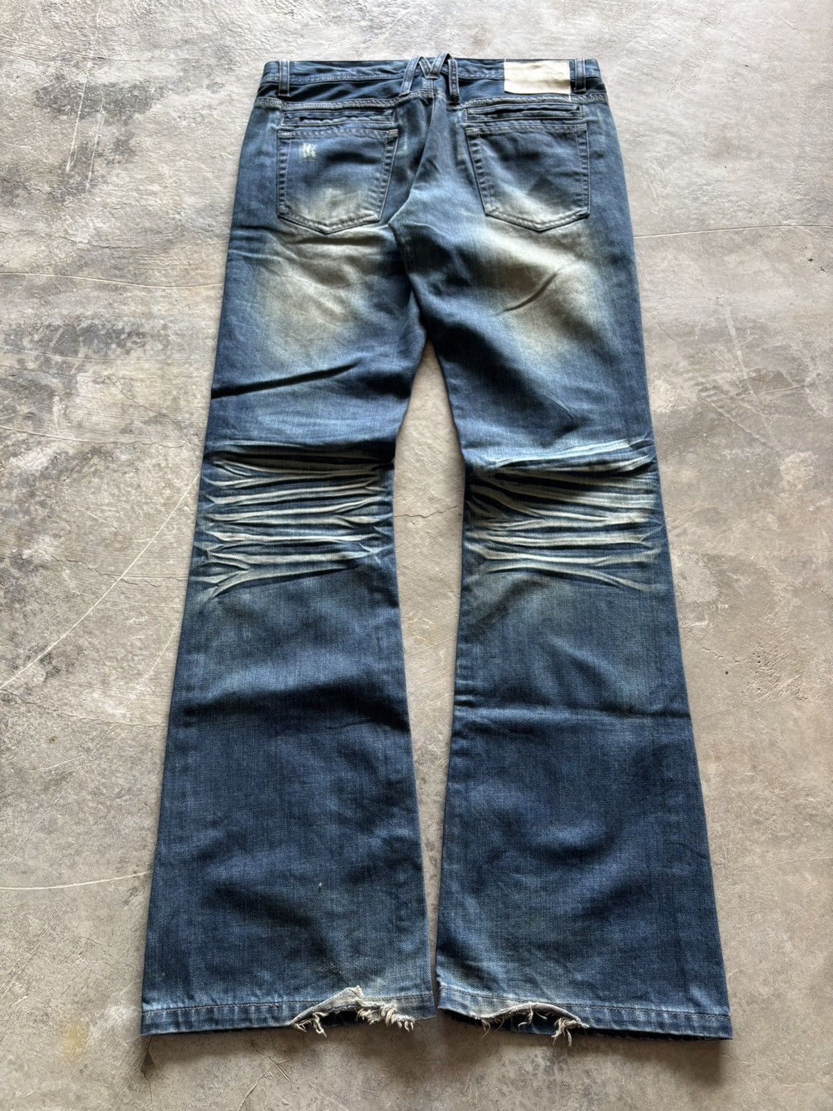 Hysteric Glamour DIABRO flare rusty mudmax mudwash whiskered japanese grunge Size US 32 / EU 48 - 11 Thumbnail