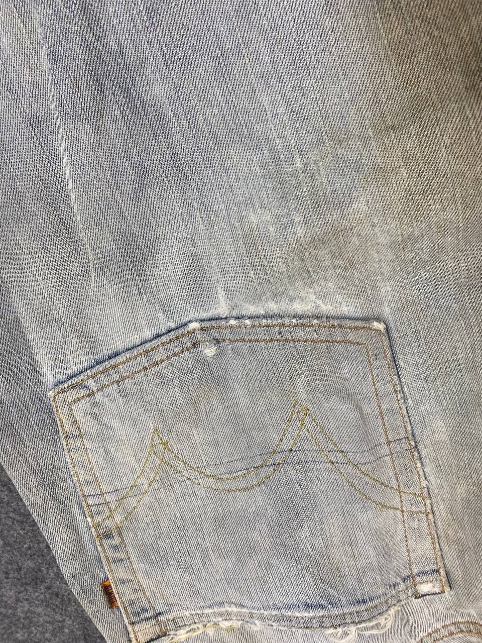 Edwin vintage edwin 505zx selvedge distressed denim nice design Size US 34 / EU 50 - 10 Thumbnail