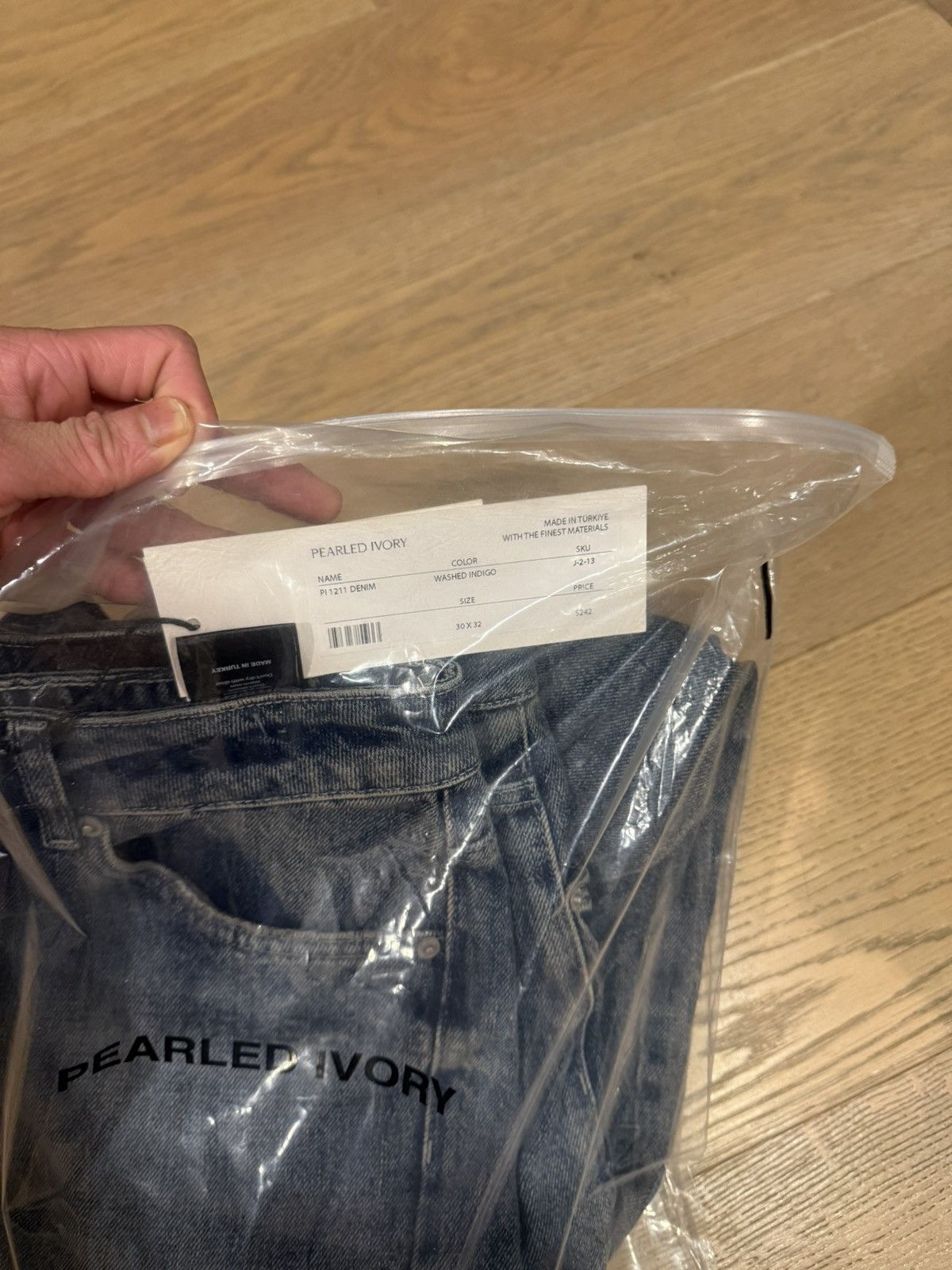Other Pearled Ivory 1211 Washed Indigo Denim Size US 30 / EU 46 - 3 Thumbnail
