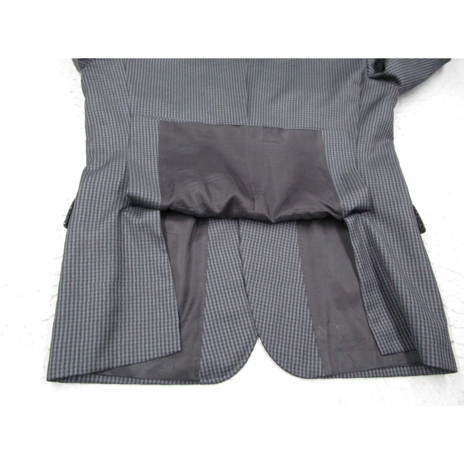 Hugo Boss HUGO BOSS Blazer Mens 42 Regular Gray Wool 2 Button Single-Breasted Notch Lapel Jacket - Made in Croatia Size 42R - 7 Thumbnail