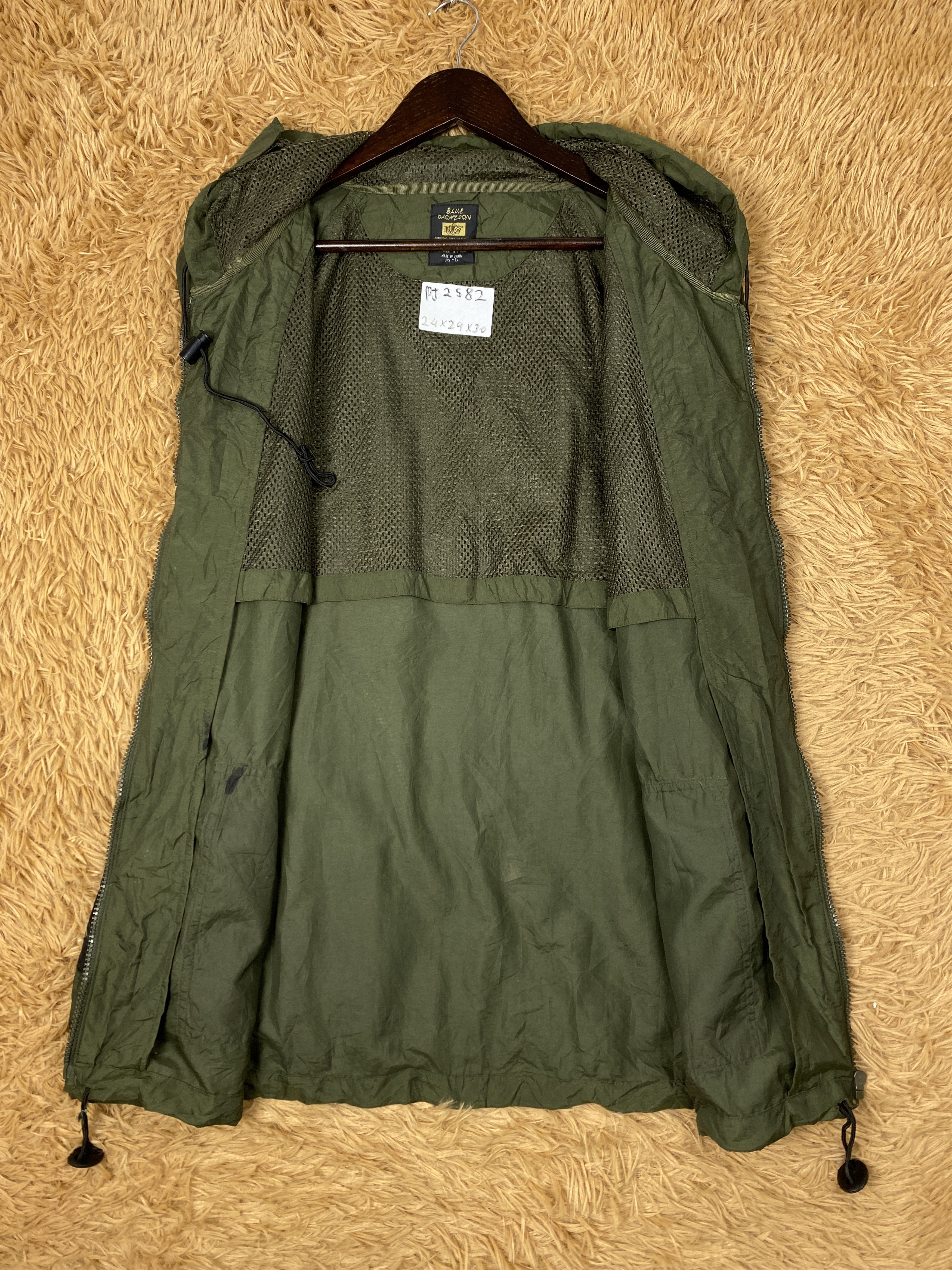 Japanese Brand Vintage Blue Vacatoon Military Windbreaker Parkas PJ2582 Size US L / EU 52-54 / 3 - 5 Thumbnail